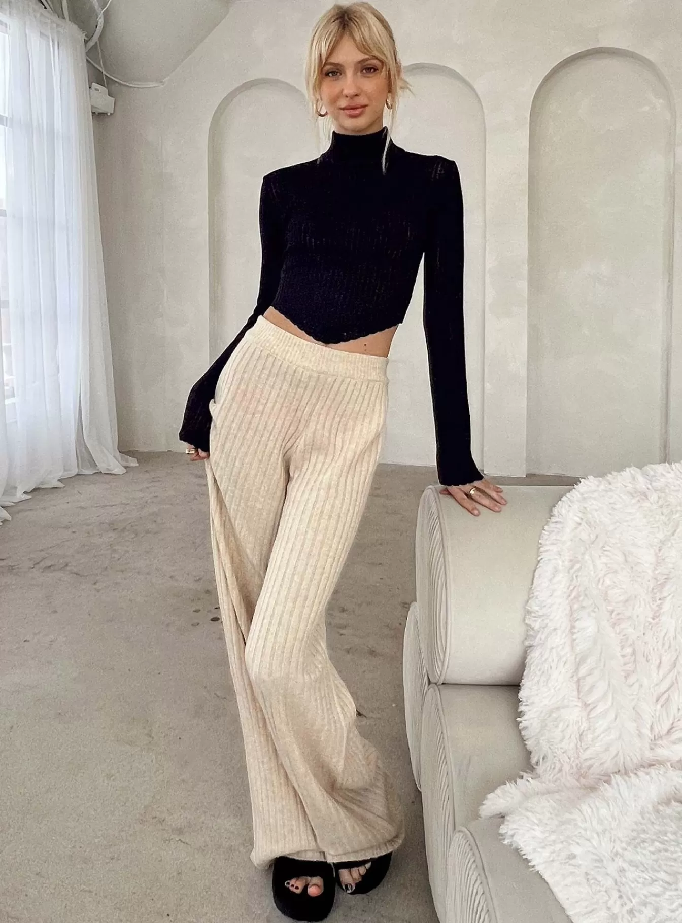 Princess Polly Long Sleeve Tops | Pennard Turtleneck Long Sleeve Top Black