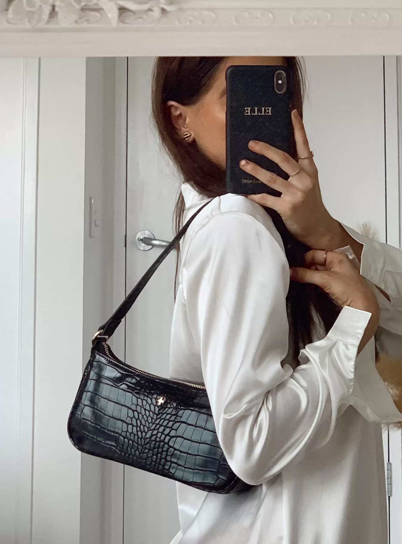 Princess Polly Bags & Wallets | Peta & Jain Piper Bag Black Croc