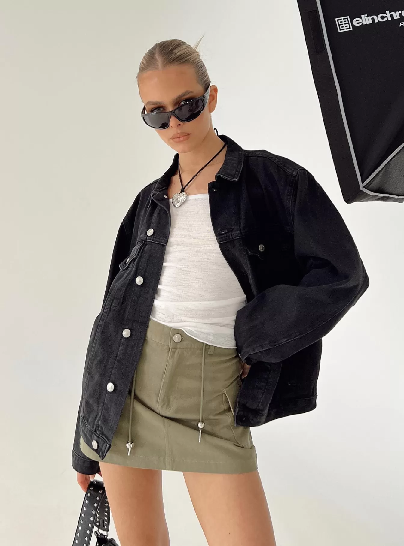 Princess Polly Denim Jackets | Phoenix Denim Jacket Black