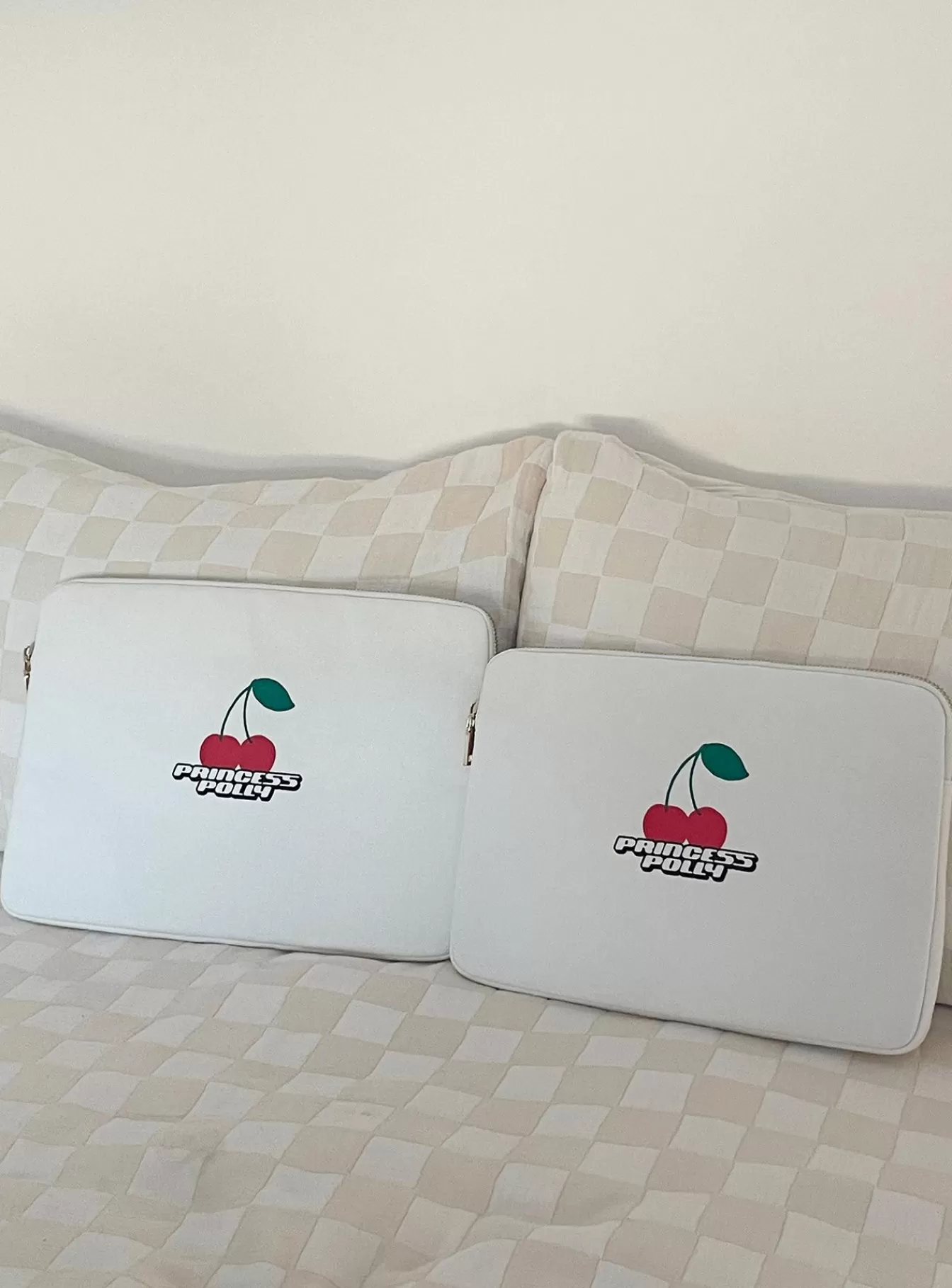 Princess Polly Specialty Items | Laptop Case Cherry / White