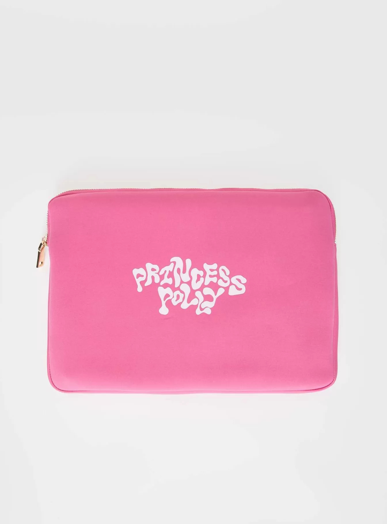 Princess Polly Specialty Items | Laptop Case Squiggle Text Pink