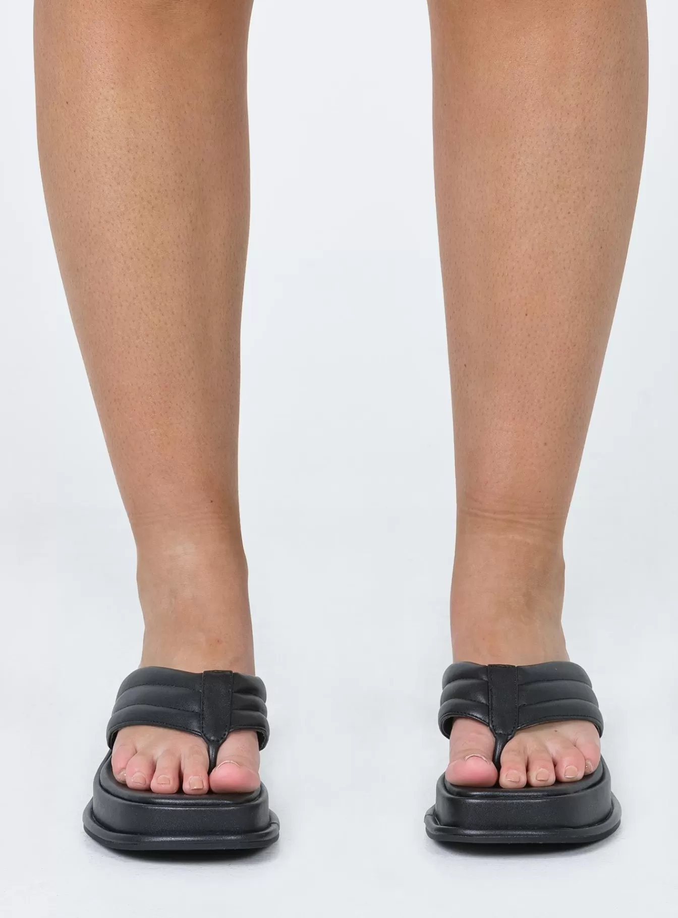 Princess Polly Sandals | Pump It Up Platforms Black