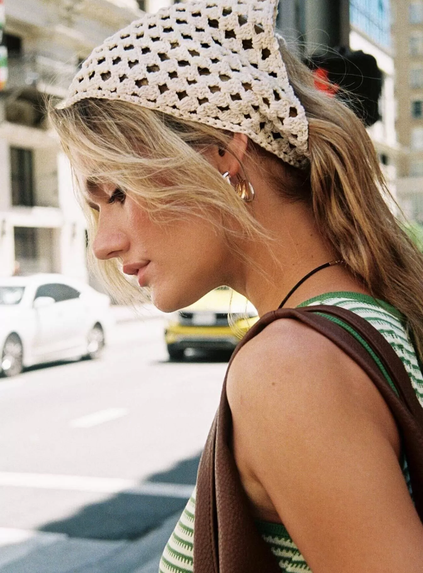 Princess Polly Hair Accessories | Purley Crochet Hair Scarf White