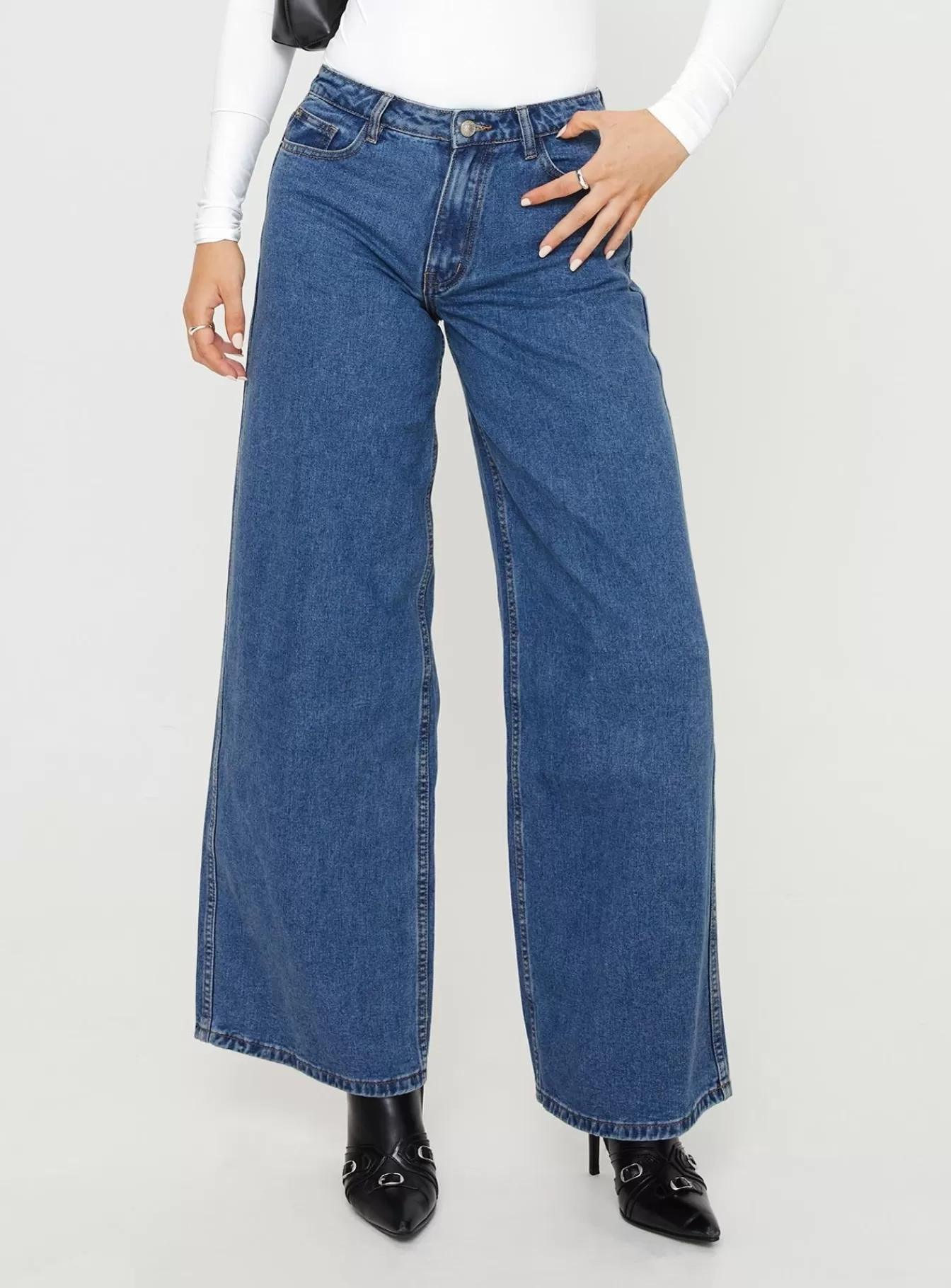 Princess Polly Jeans | Ramos Low Rise Jeans Tall Denim