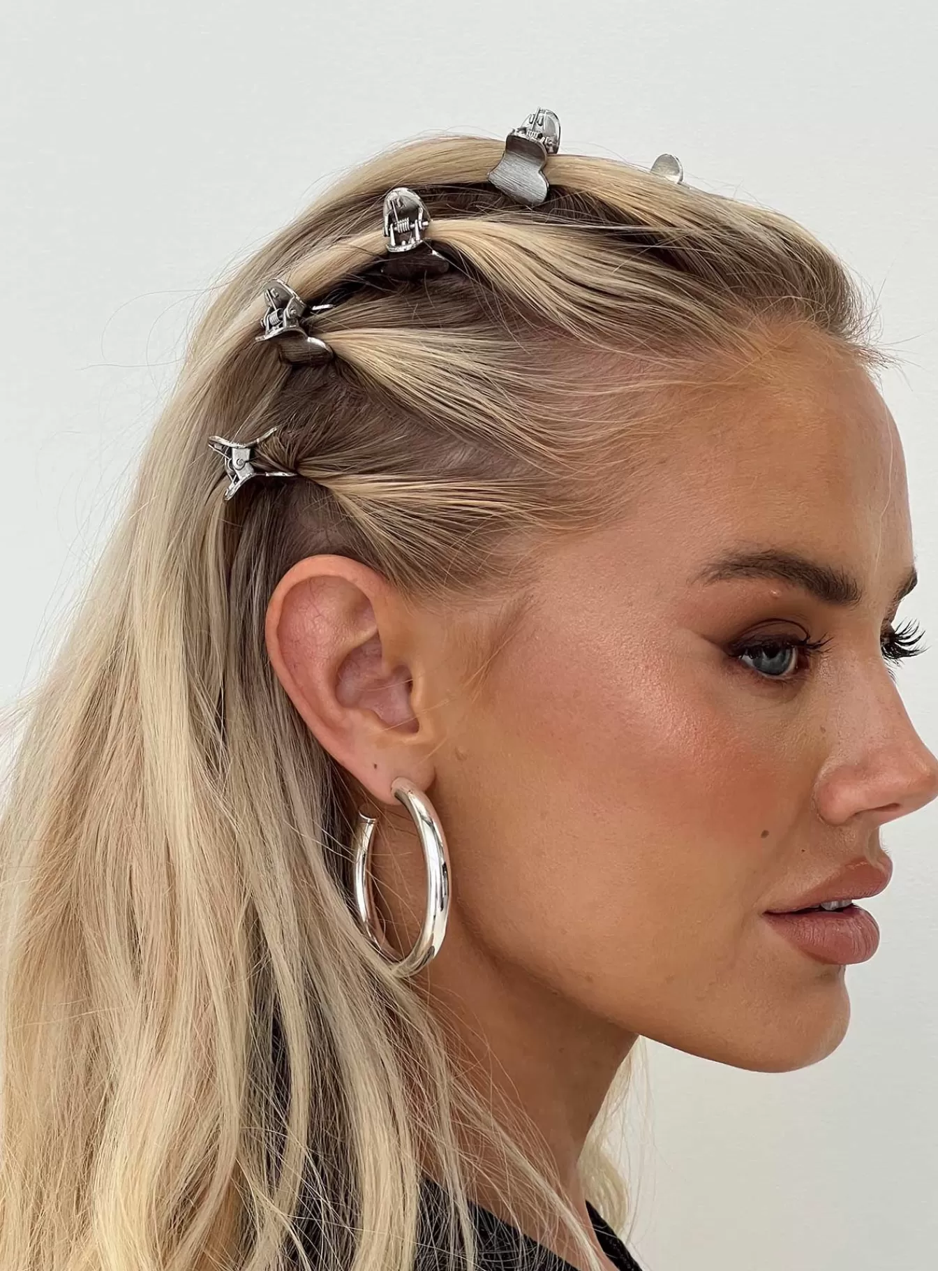 Princess Polly Hair Accessories | Raphalee Hair Clip Pack Silver