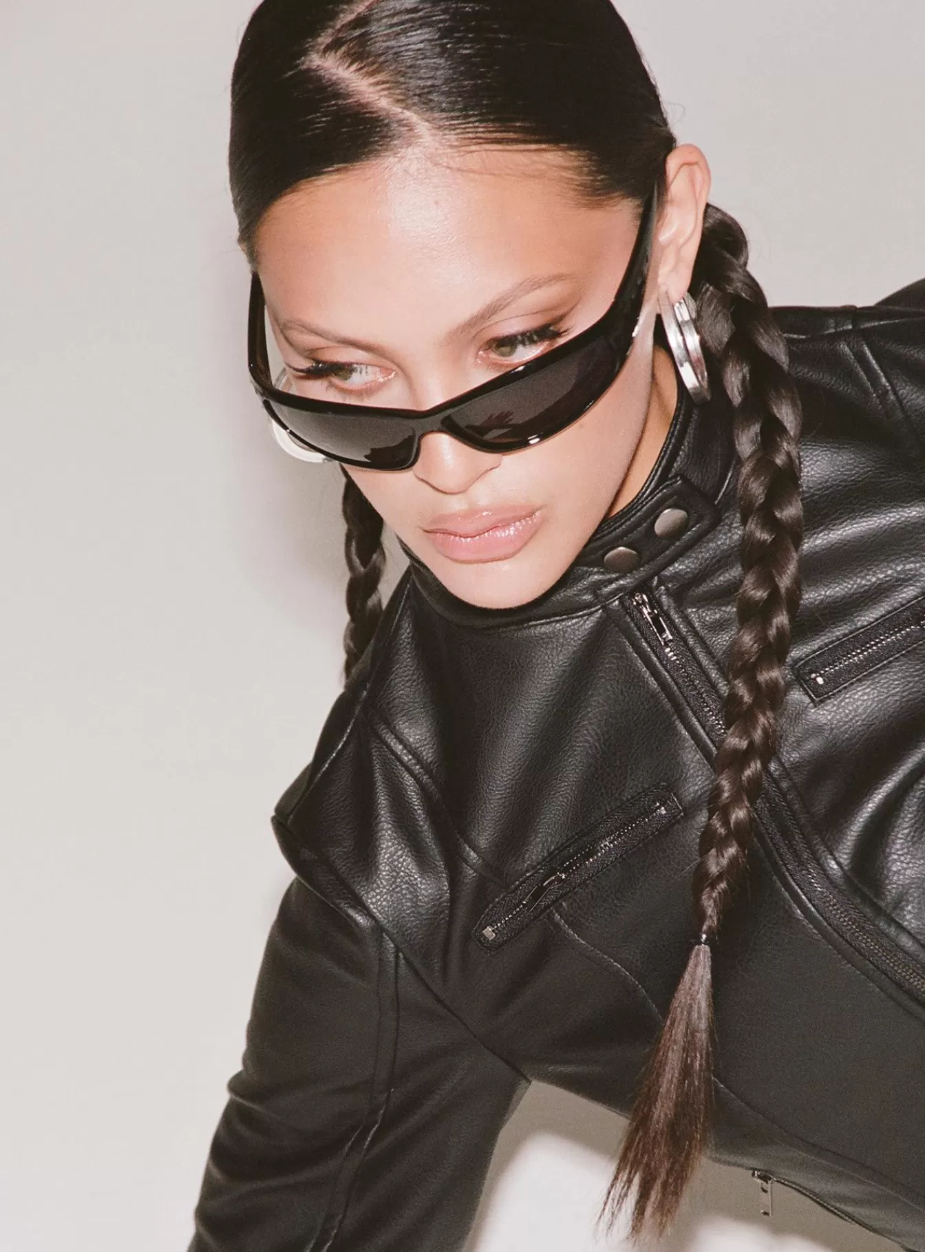 Princess Polly Sunglasses | Rave On Sunglasses Black