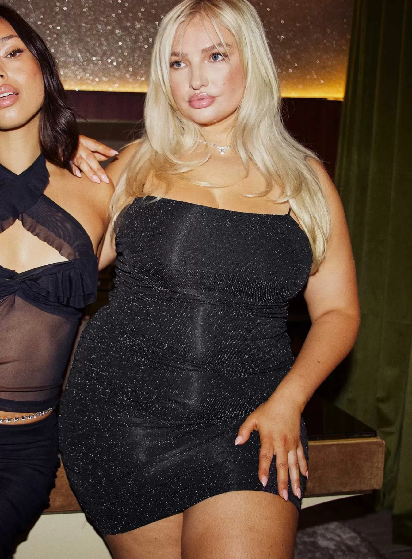 Princess Polly Curve Dresses | Reeva Mini Dress Curve Black
