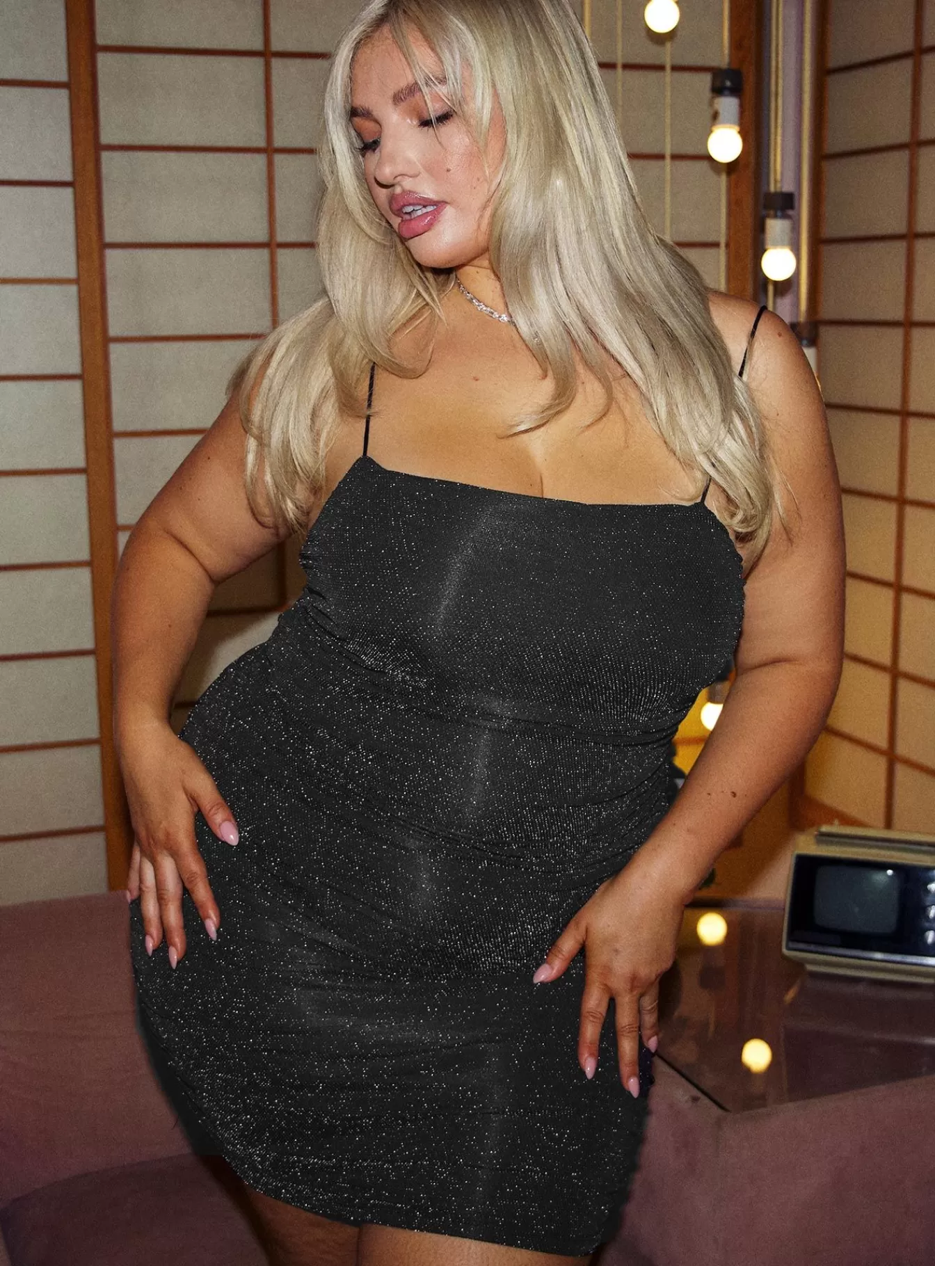 Princess Polly Curve Dresses | Reeva Mini Dress Curve Black