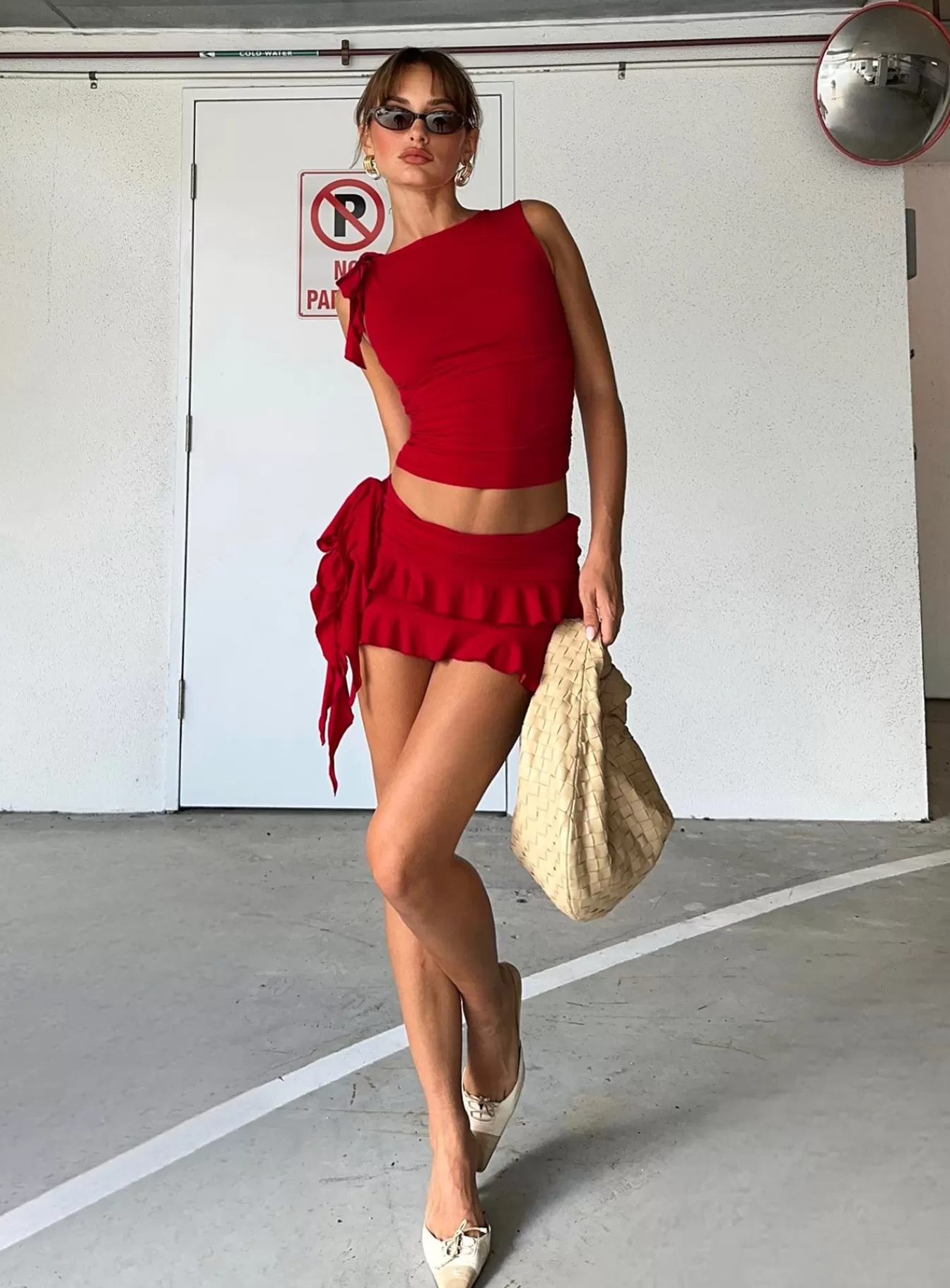 Princess Polly Skirts | Rendezvous Mini Skirt Crimson