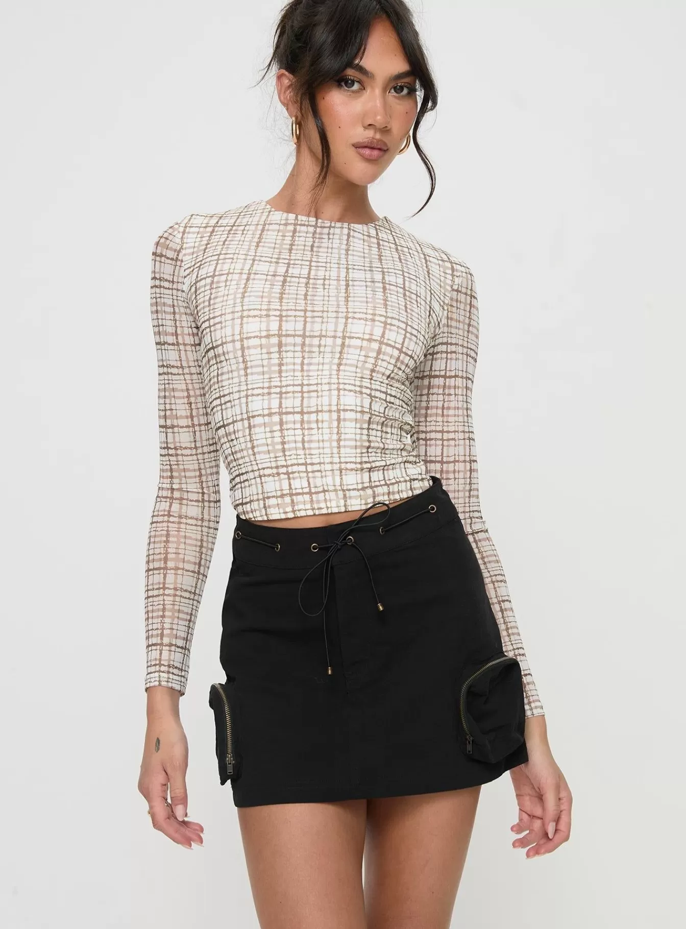 Princess Polly Skirts | Rolleston Cargo Mini Skirt Black