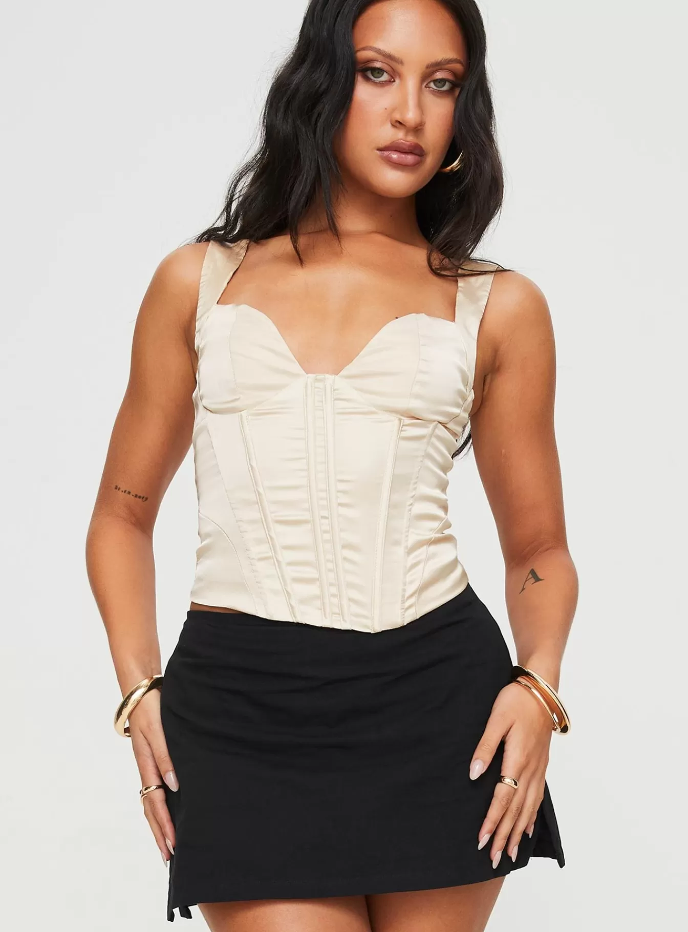 Princess Polly Corsets & Bustiers | Rowley Top Cream