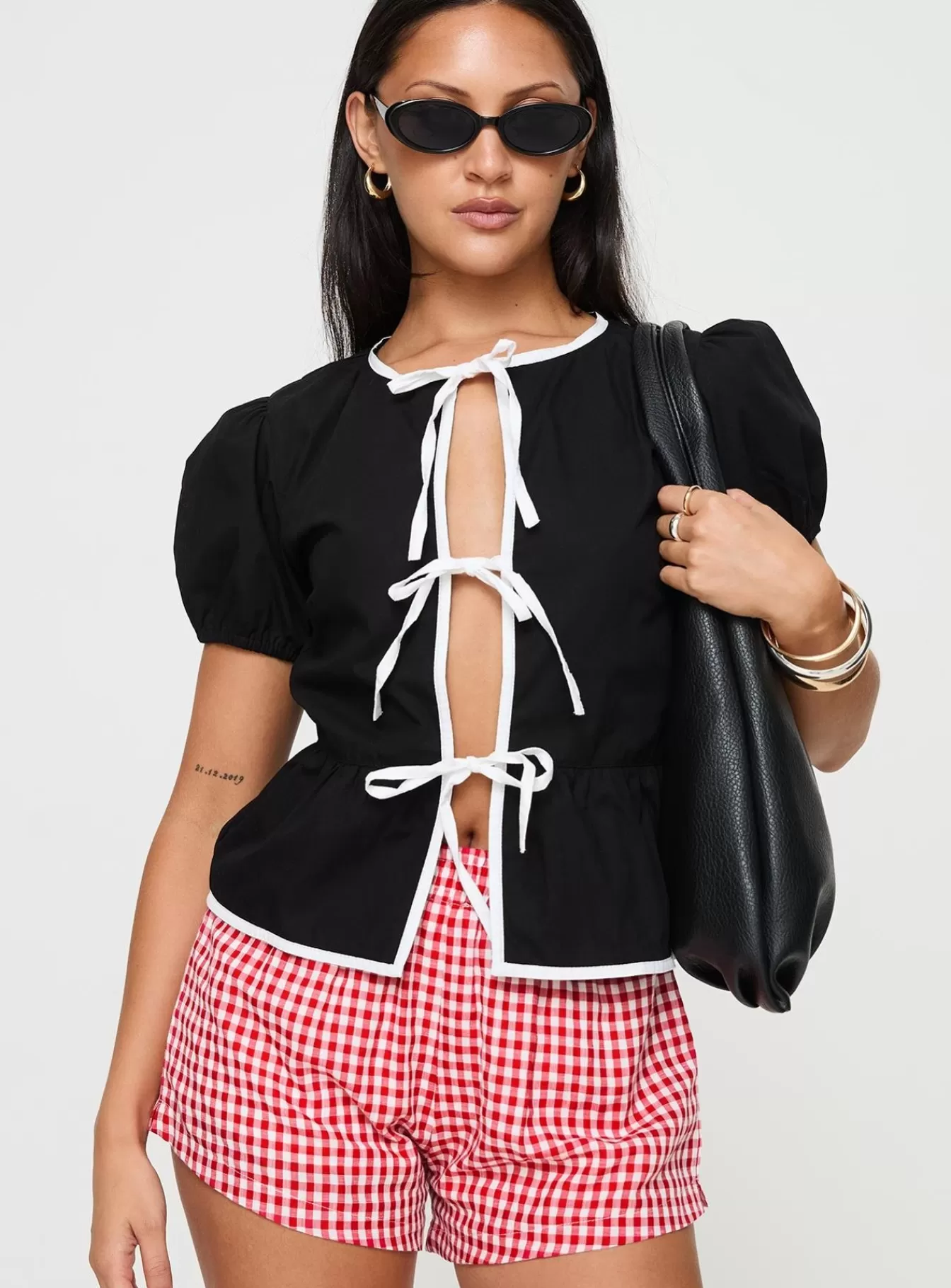 Princess Polly Shirts & Blouses | Ryota Blouse Black