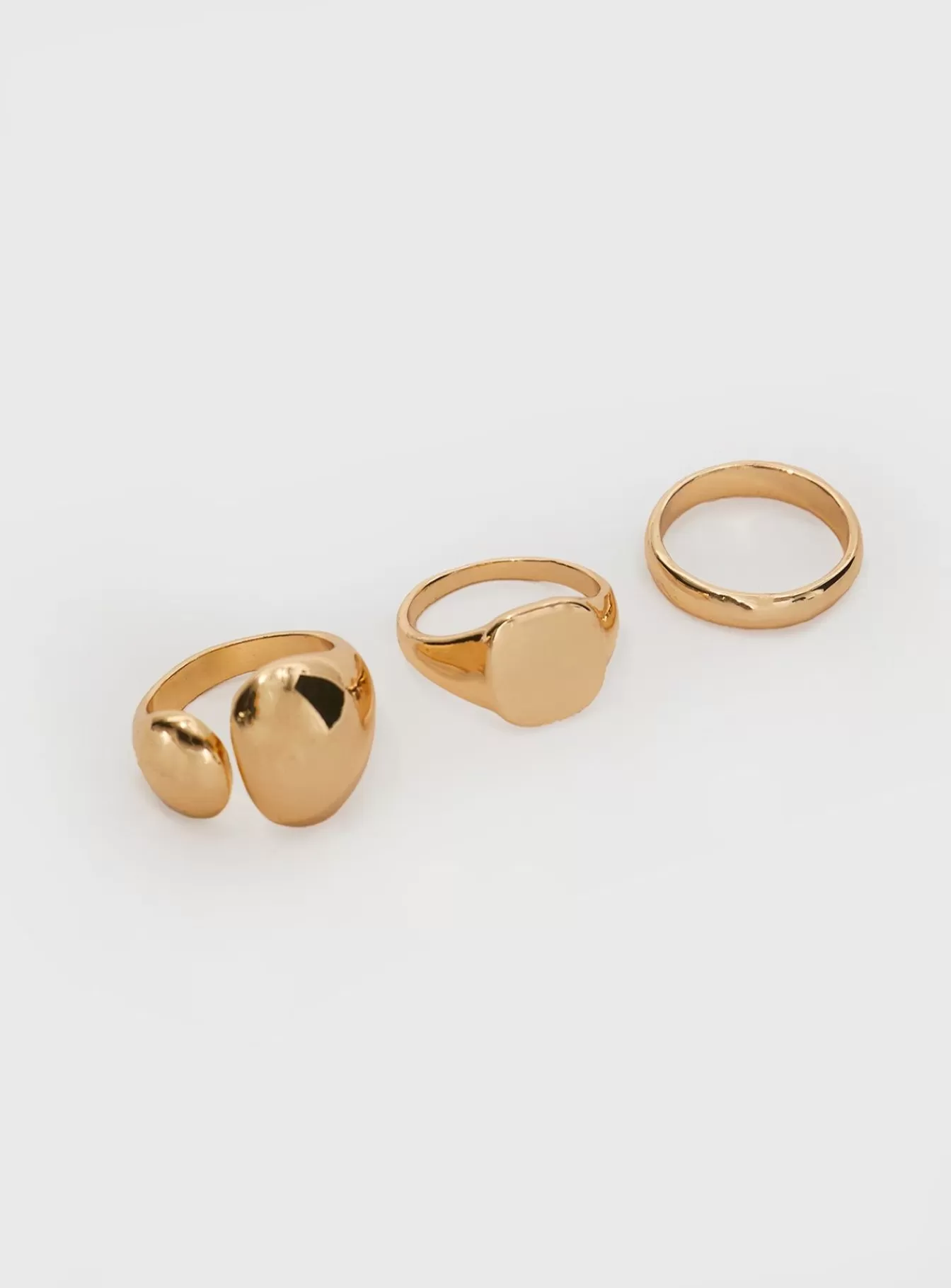 Princess Polly Lower Impact | Santaigo Ring Pack Gold