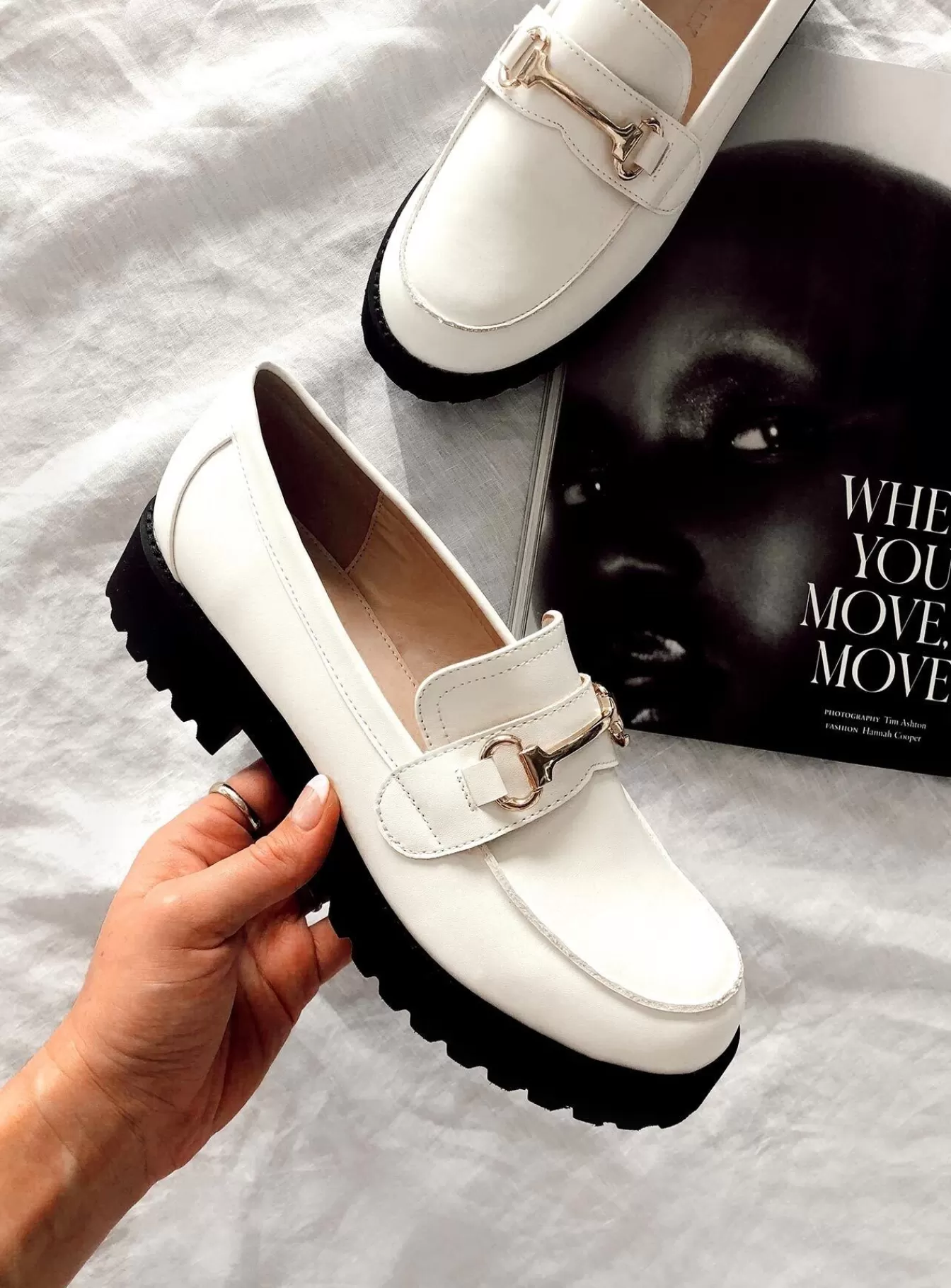 Princess Polly Loafers | Saxton Loafers Cream