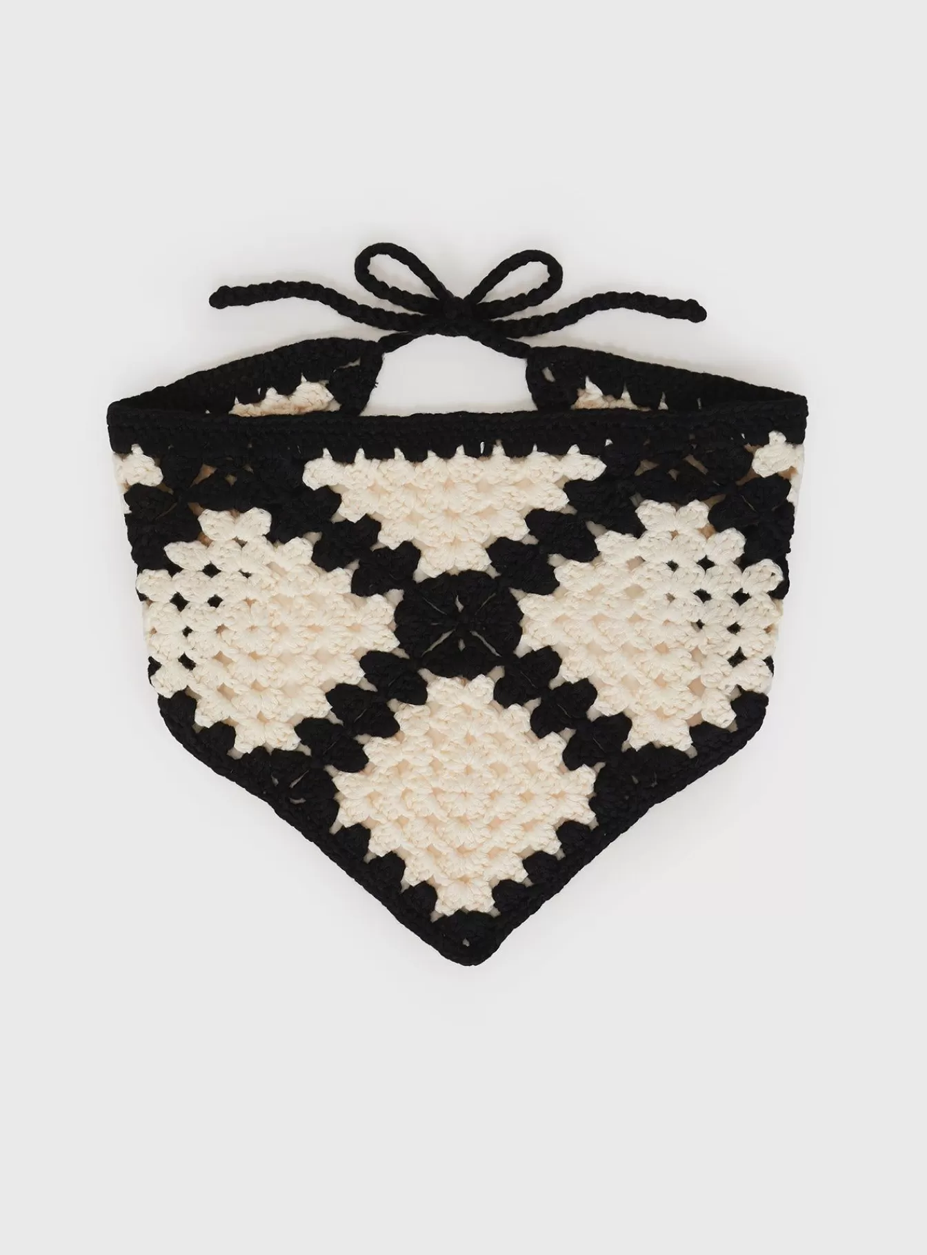 Princess Polly Hair Accessories | Scheana Crochet Headband Black / Cream