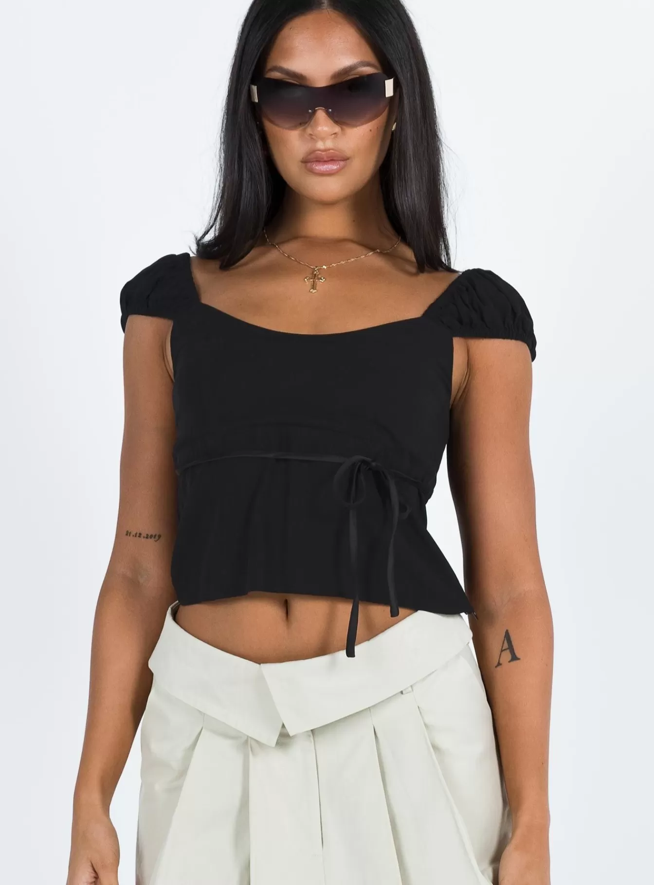 Princess Polly Spring Tops | Seacrest Top Black
