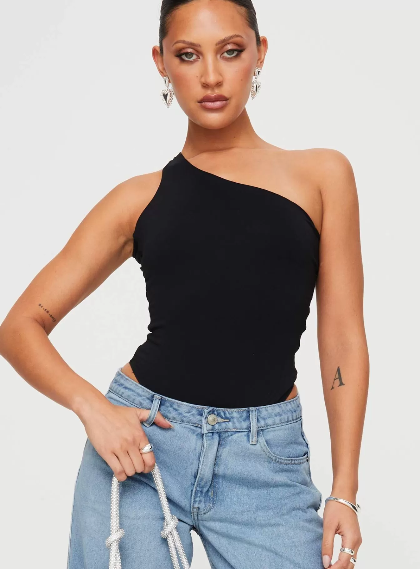 Princess Polly Casual Tops | Seema Bodysuit Black