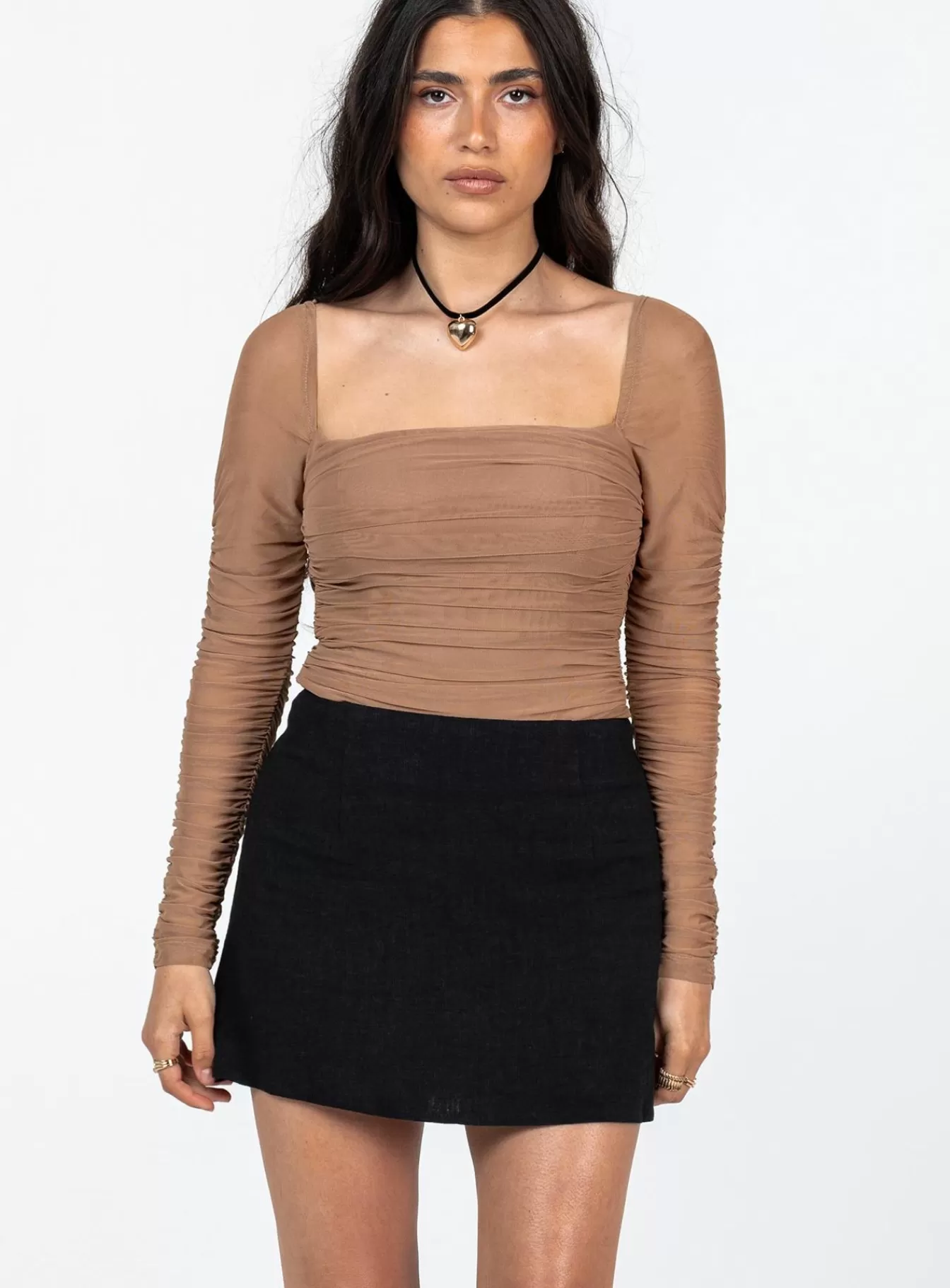 Princess Polly Skirts | Selby Mini Skirt Petite Black