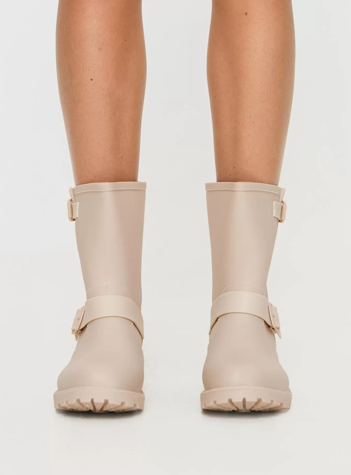 Princess Polly Boots | Senorita Rubber Boots Cream