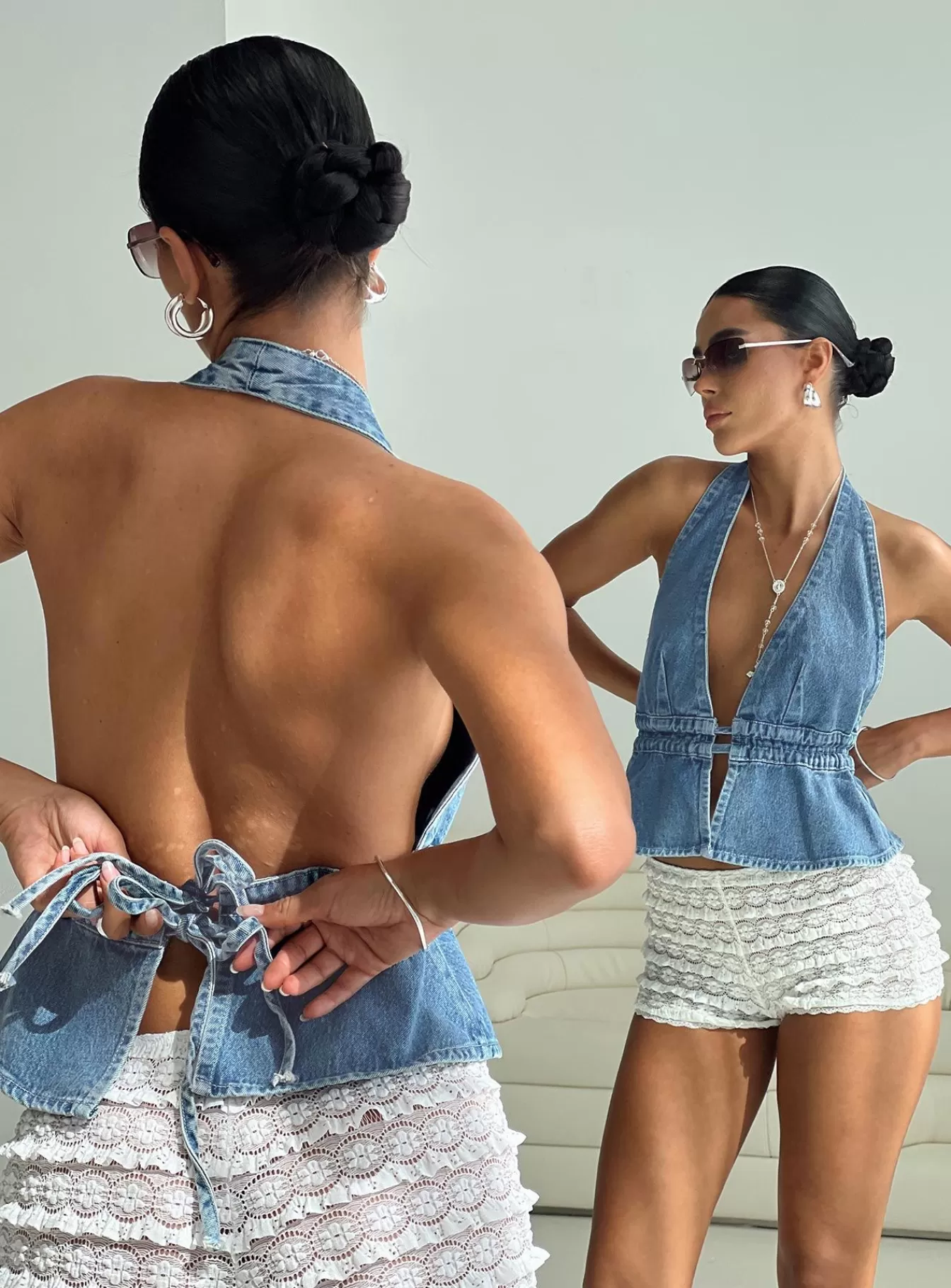 Princess Polly Spring Tops | Sequoia Top Denim