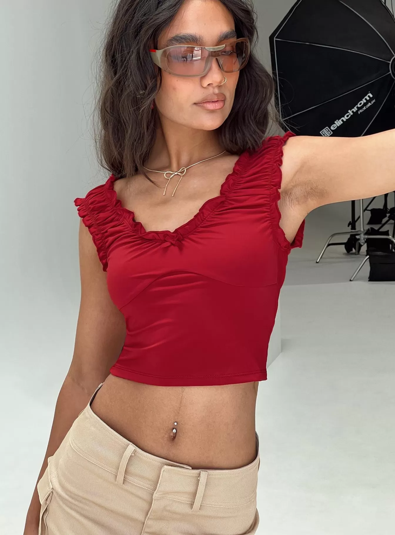Princess Polly Spring Tops | Sharnee Top Red