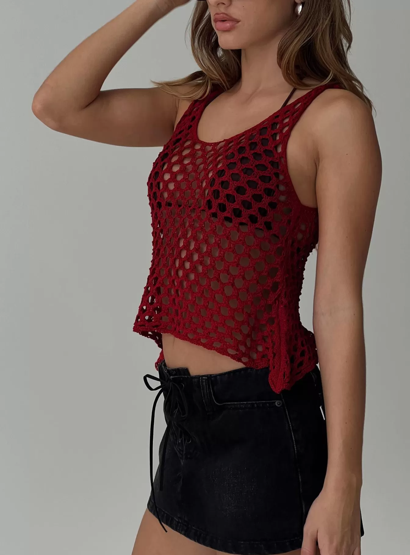 Princess Polly Spring Tops | Shikarni Knit Top Red