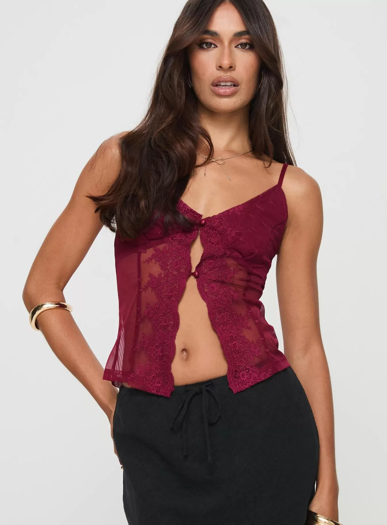 Princess Polly Party Tops | Singers Top Red