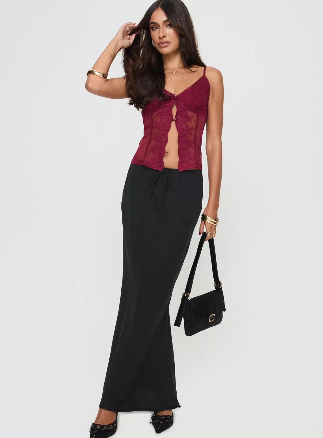 Princess Polly Party Tops | Singers Top Red