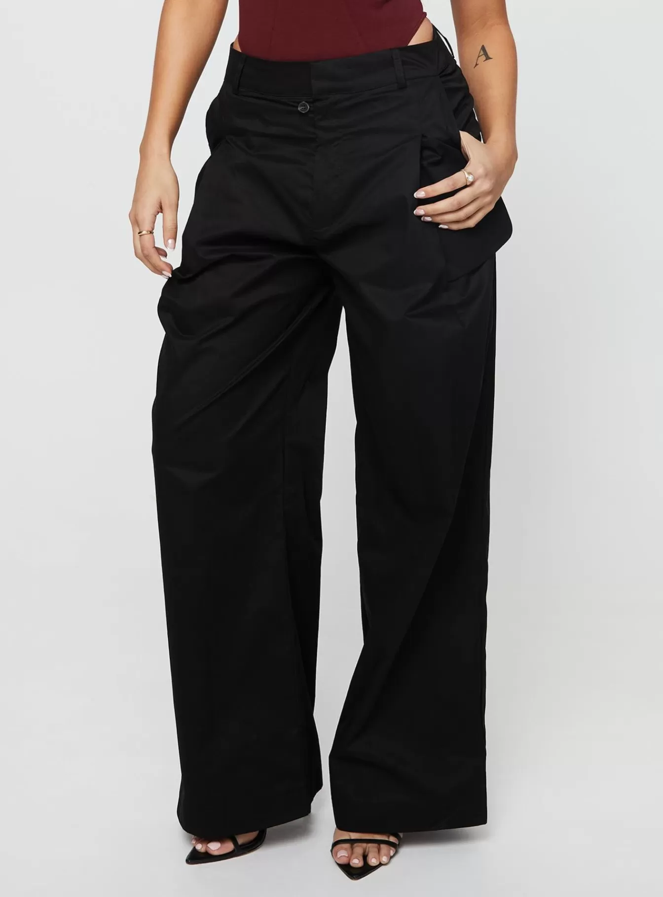 Princess Polly Pants | Smokeshow Pants Onyx