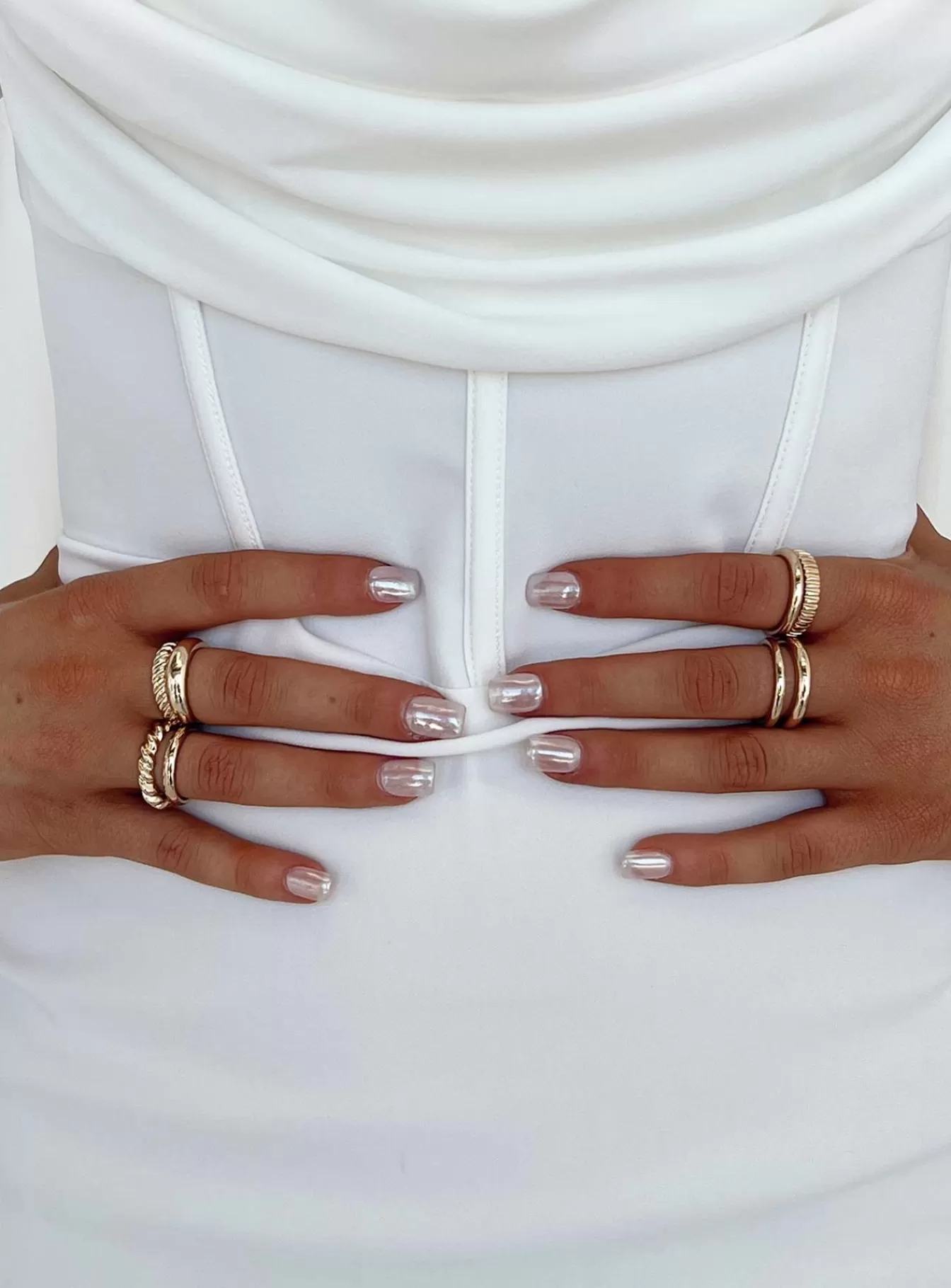 Princess Polly Lower Impact | Strait Ring Pack Gold