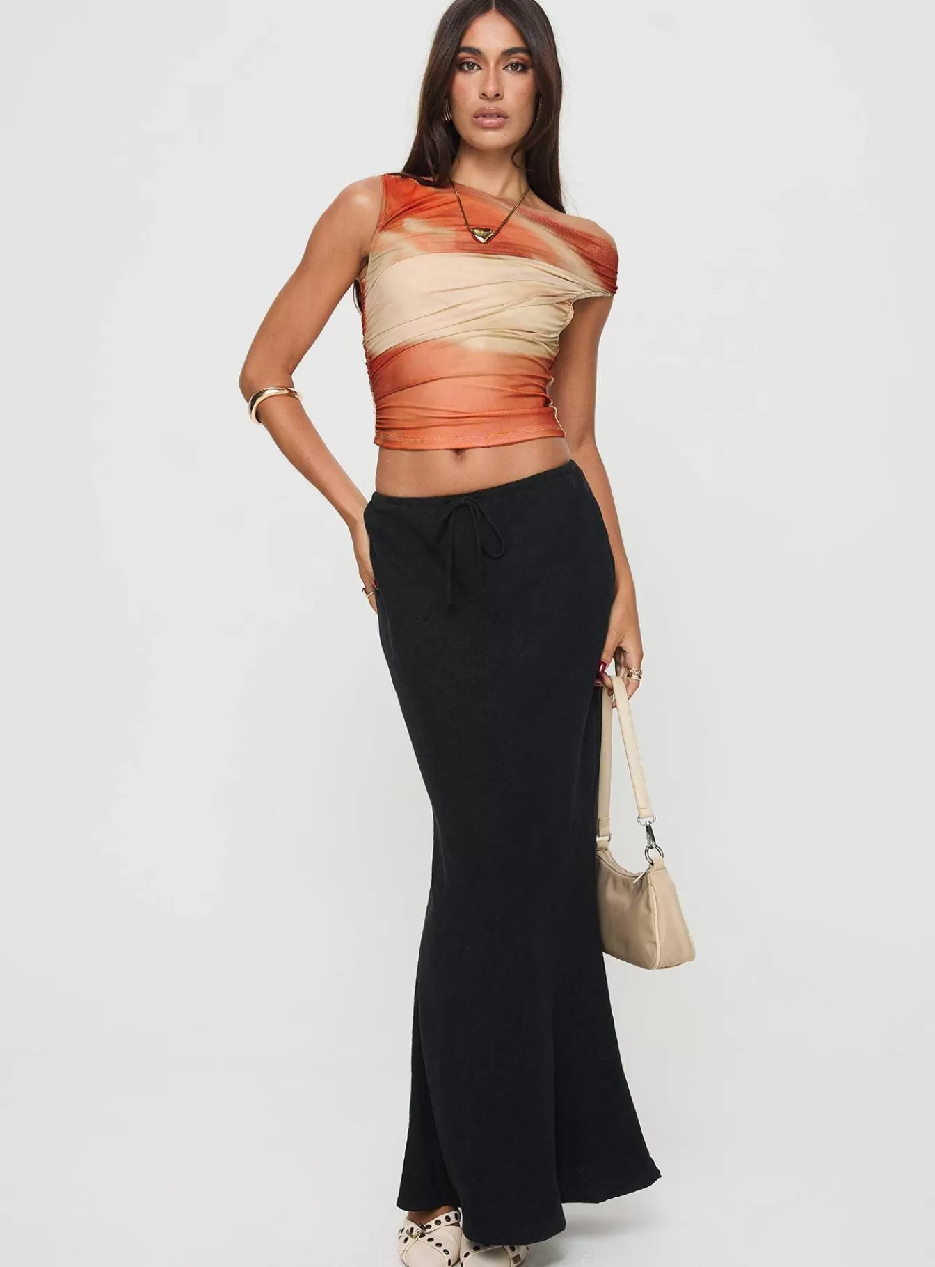 Princess Polly Spring Tops | Sweet Emotion Top Brown Multi