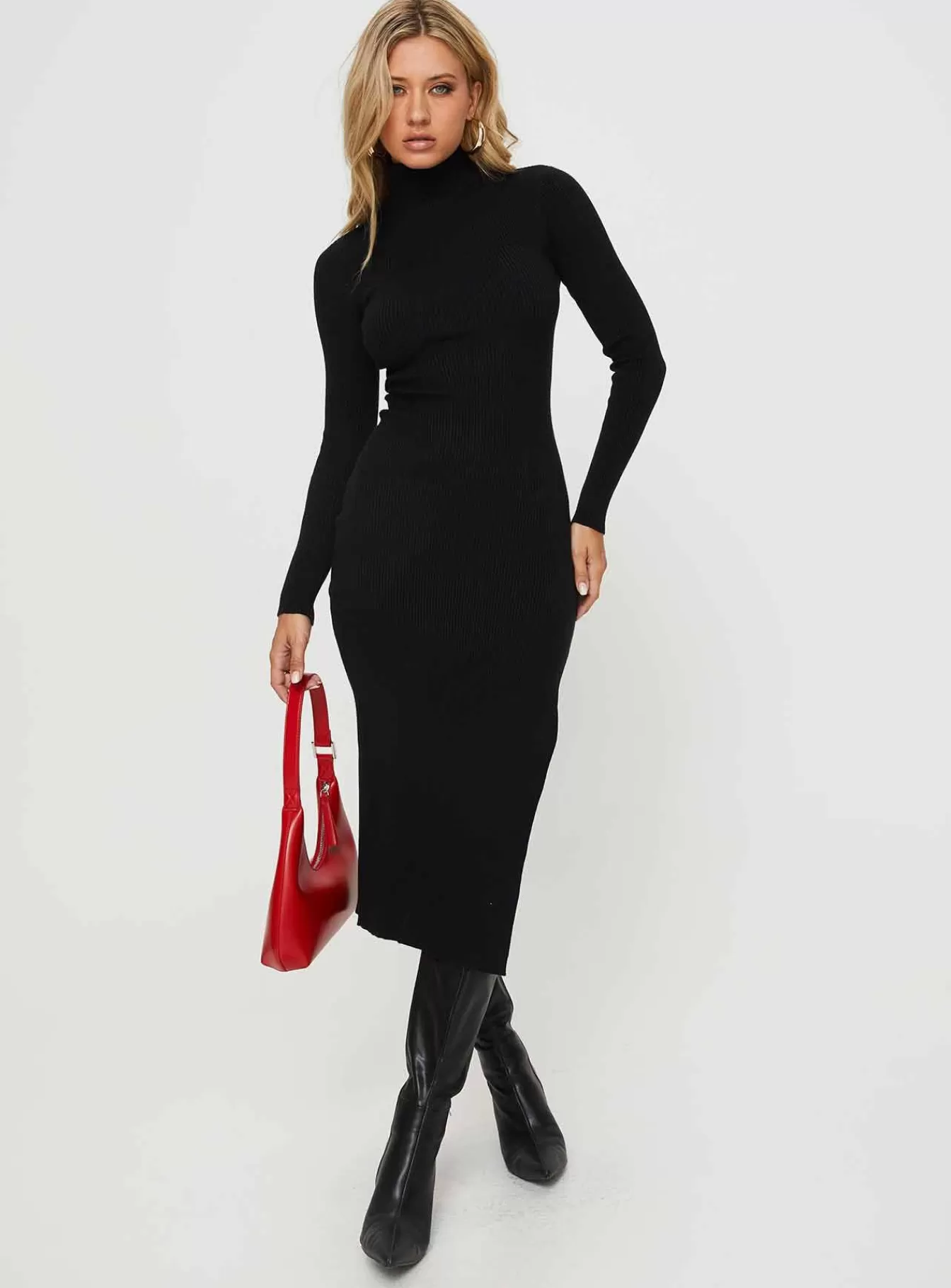 Princess Polly Maxi Dresses | Sydella Long Sleeve Maxi Dress Black
