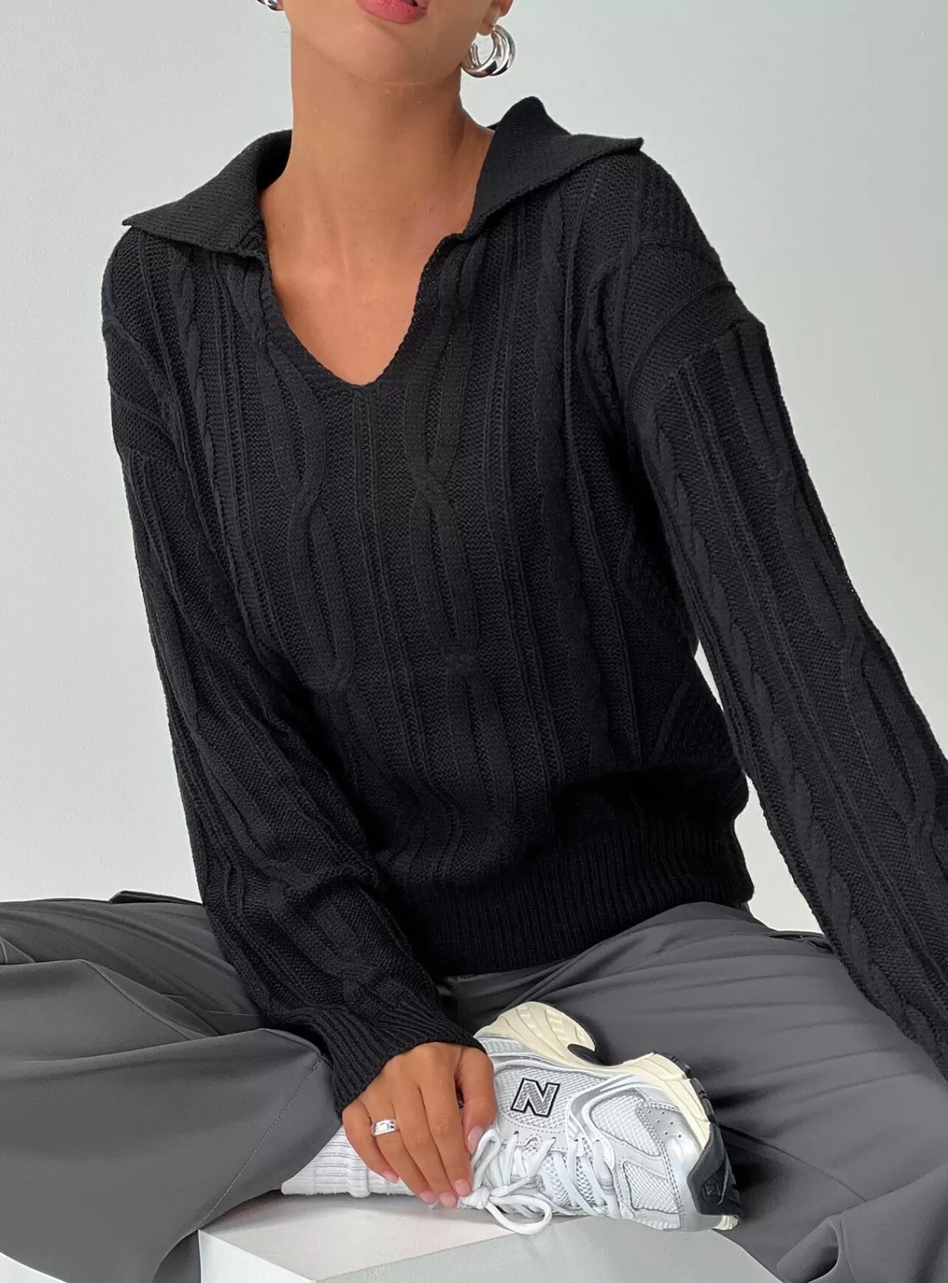Princess Polly Knitted Sweaters | Symons Sweater Black