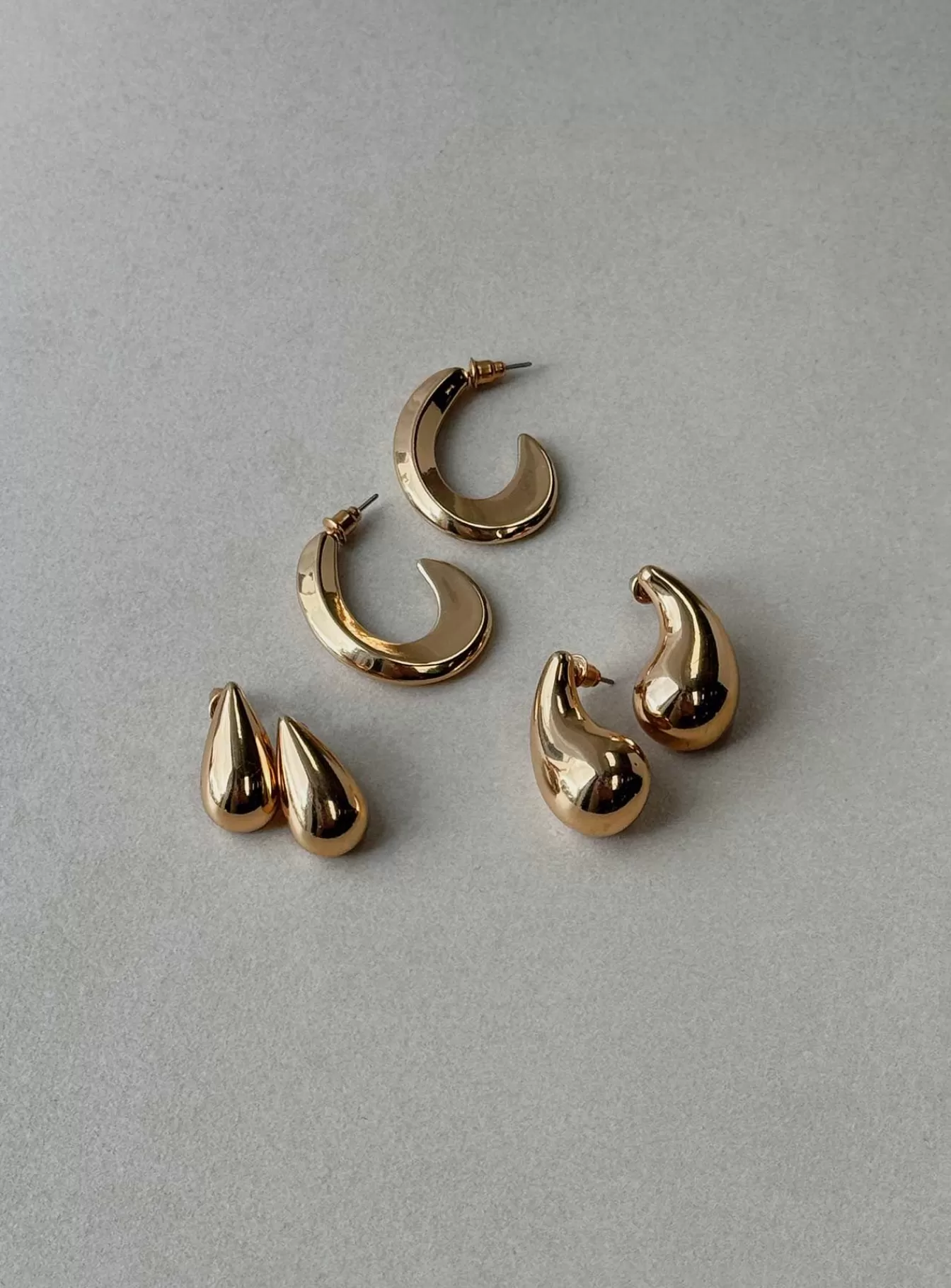 Princess Polly Lower Impact | Take A Flight Earring Pack Gold