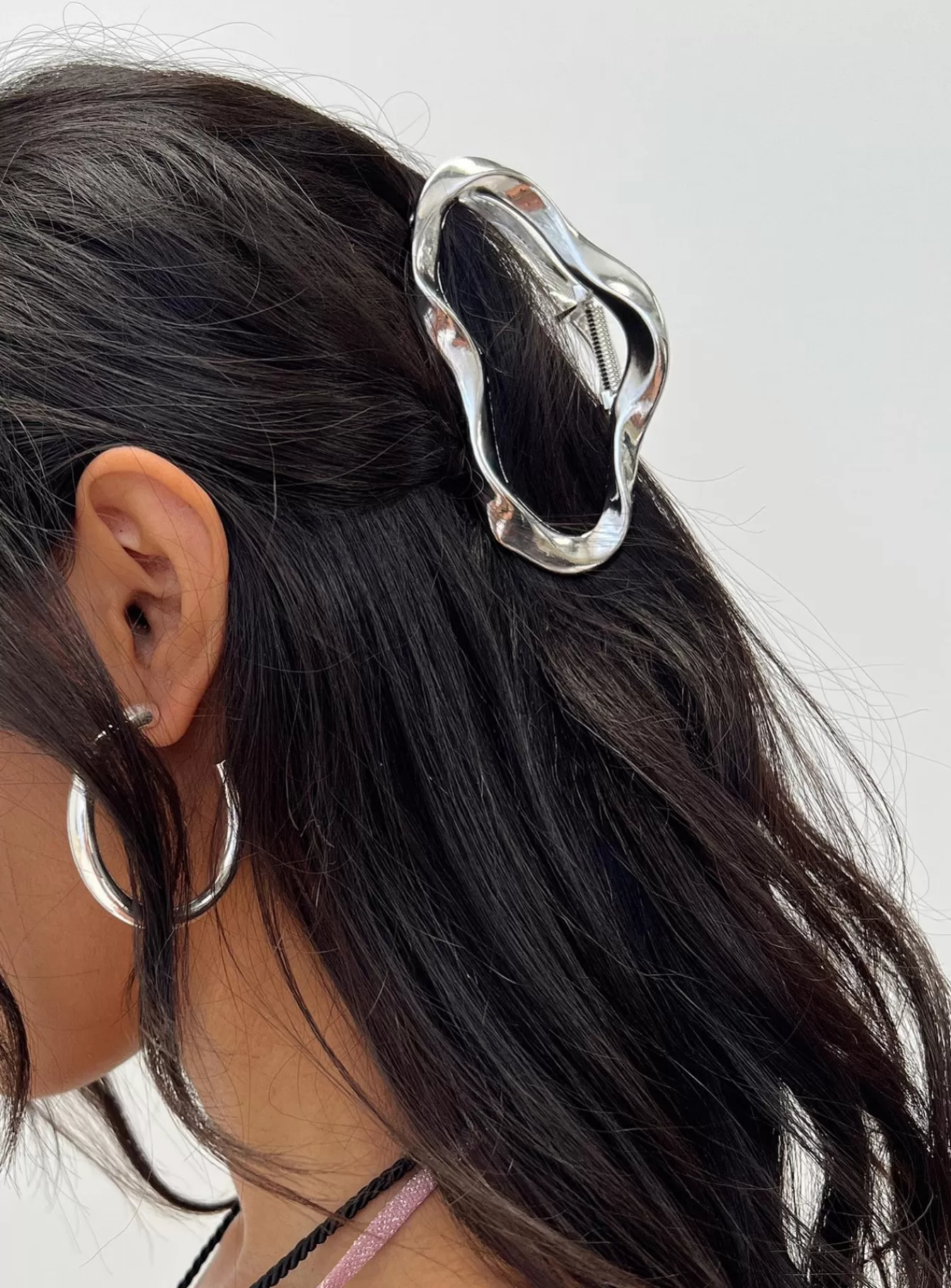 Princess Polly Hair Accessories | Take It Off Hair Clip Chrome
