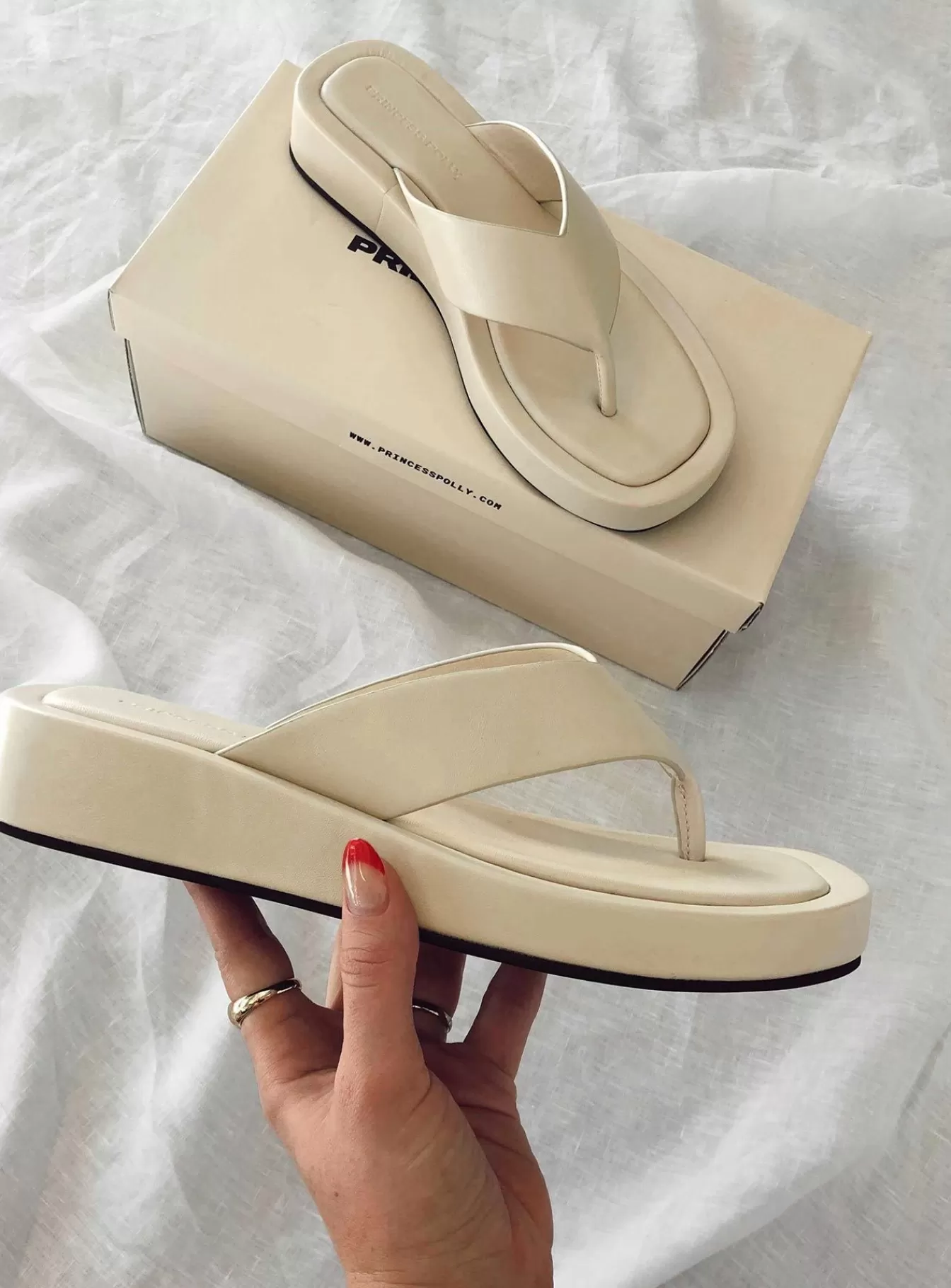 Princess Polly Lower Impact | Tampa Sandals Beige