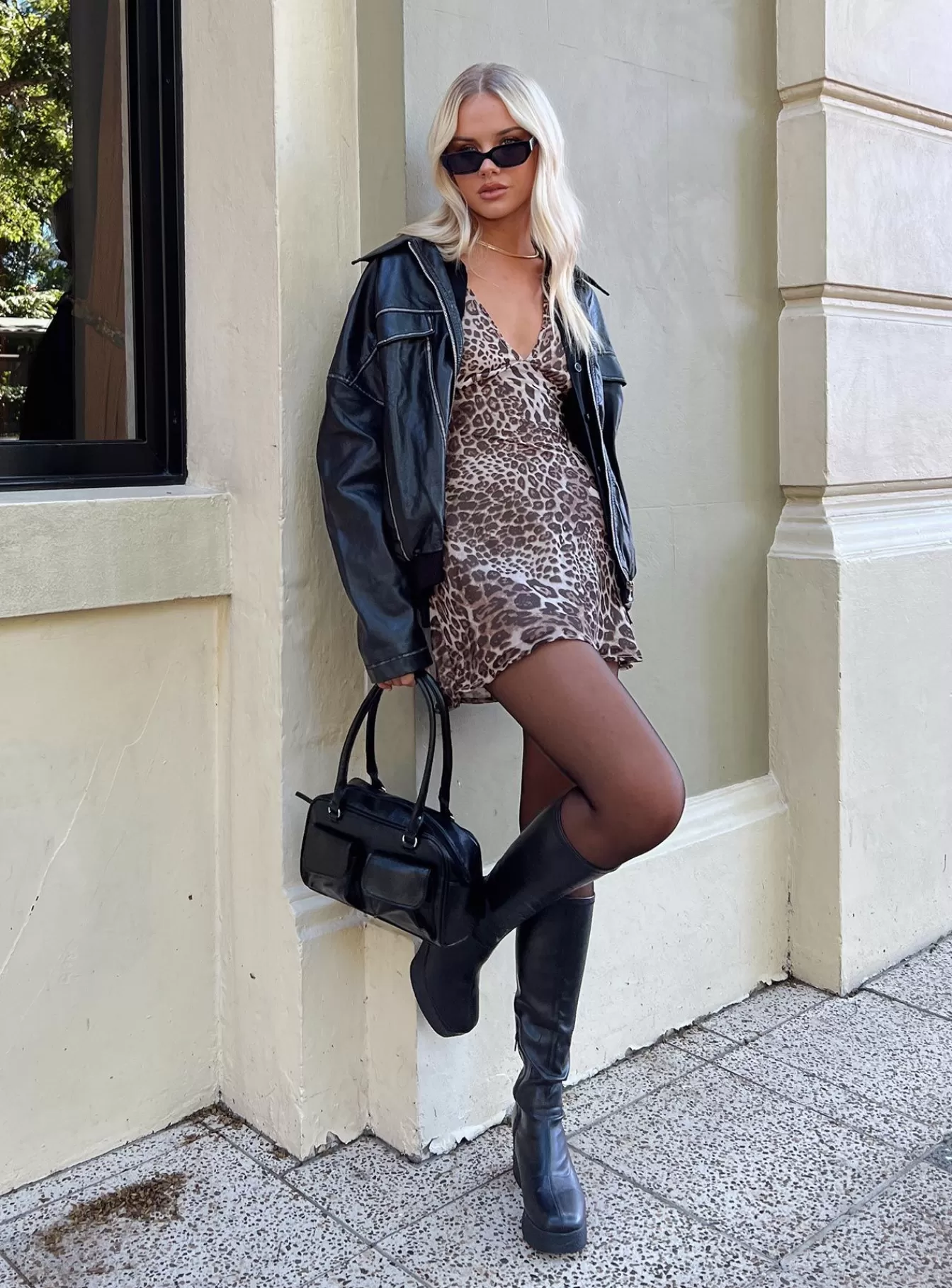 Princess Polly Leather Jackets | Tanza Faux Leather Jacket Washed Black