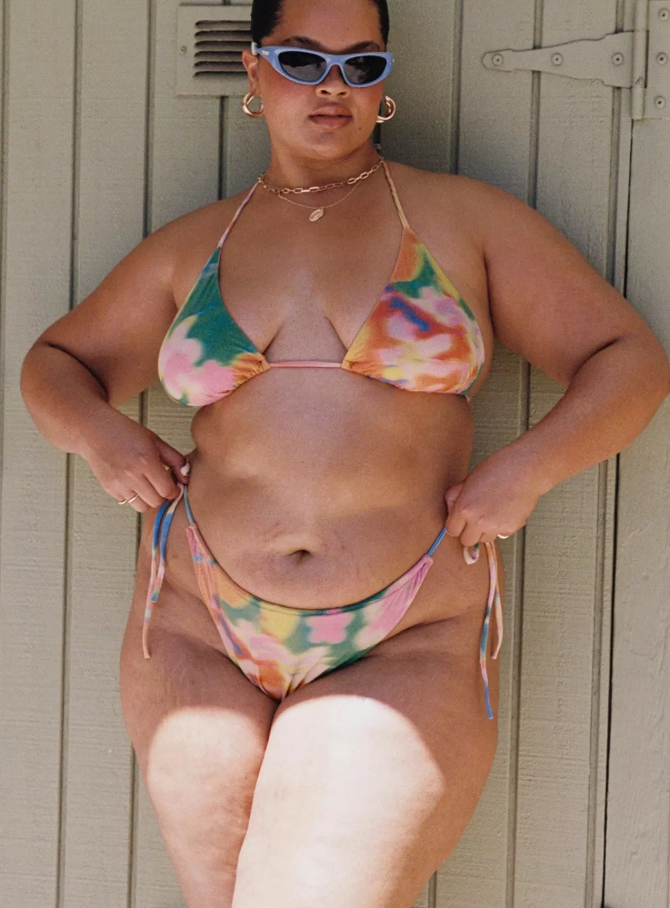 Princess Polly Lower Impact | Teyana Bikini Bottoms Floral Multi Curve Multi Floral