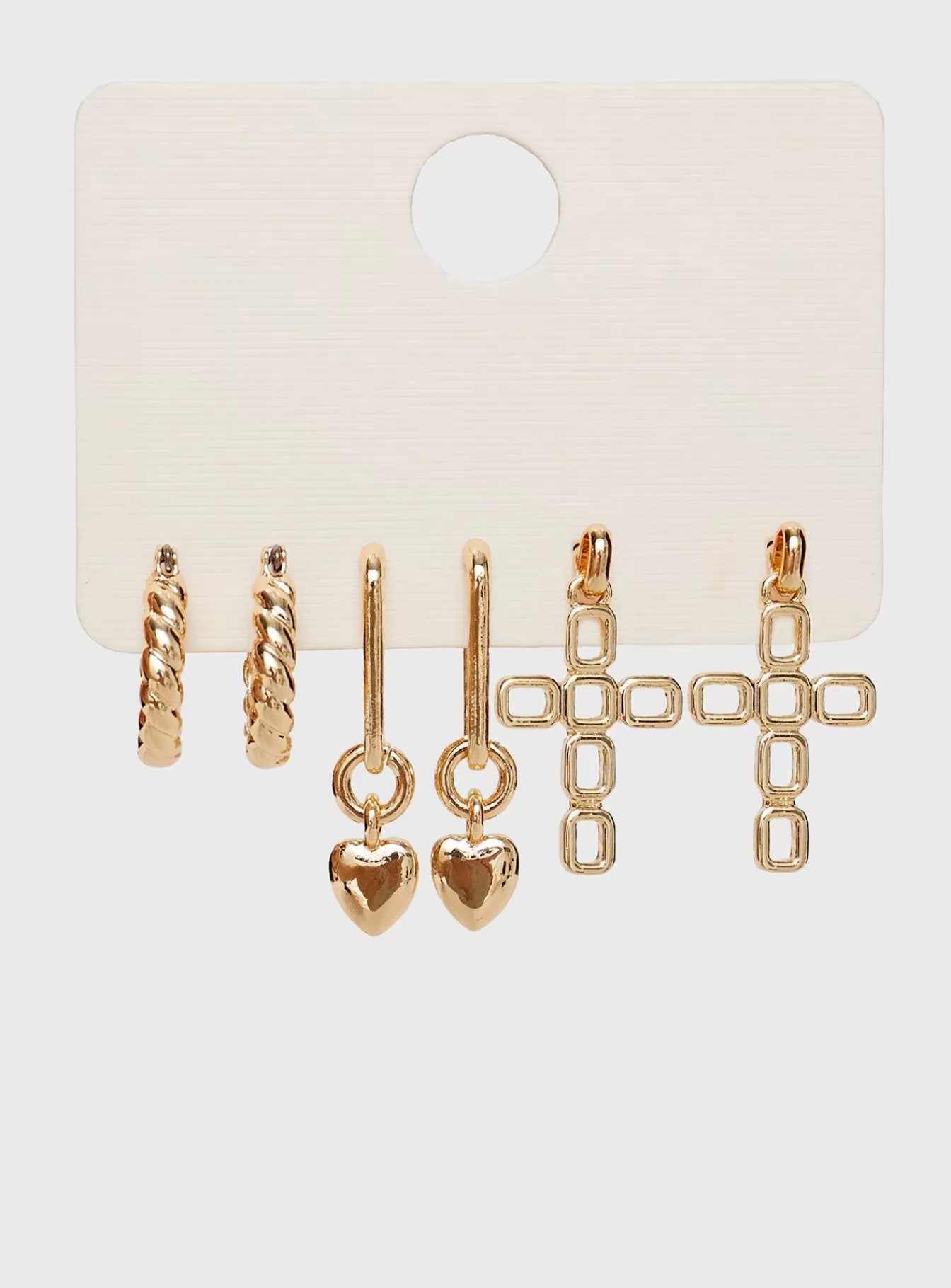 Princess Polly Lower Impact | Thaddeus Earring Pack Gold