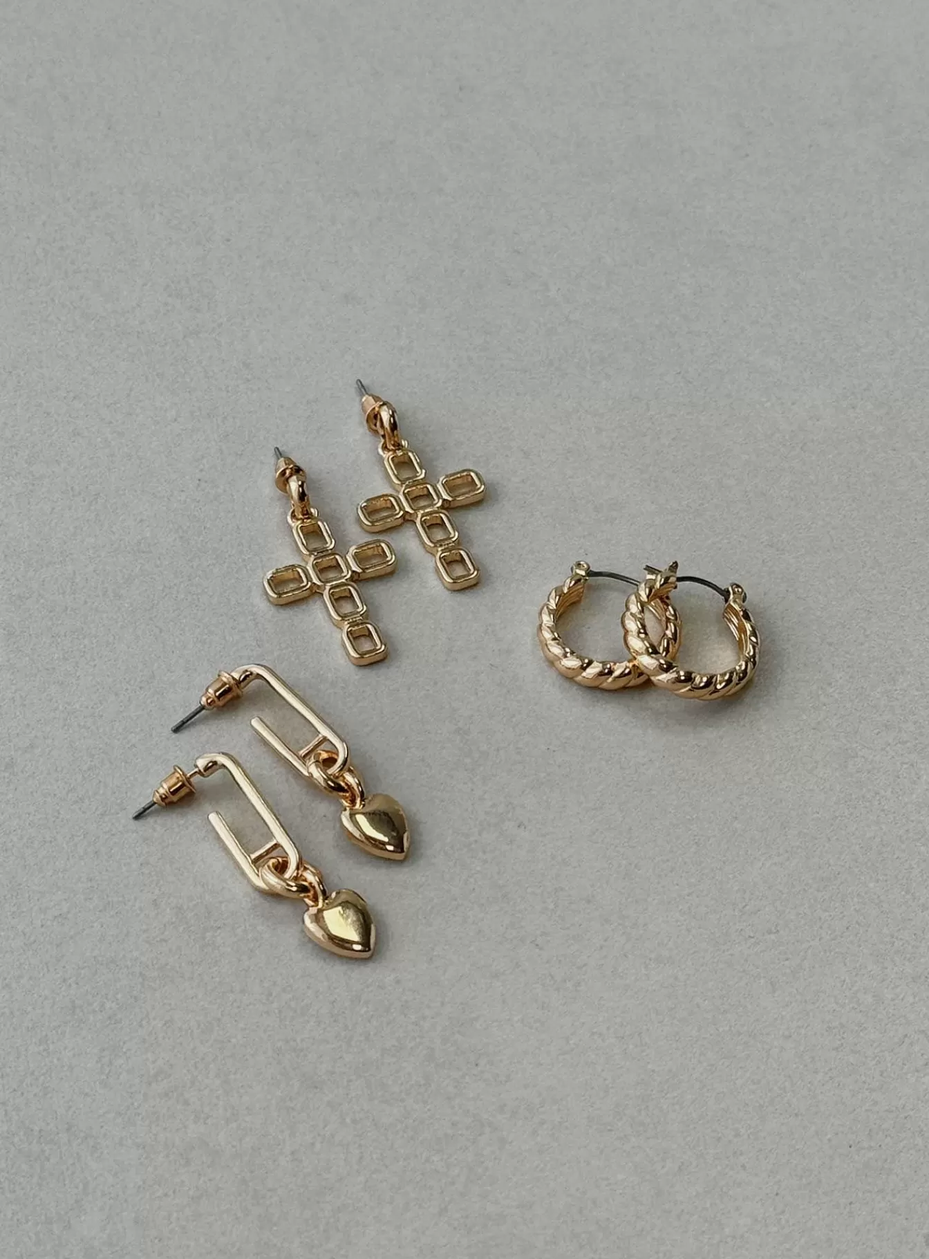 Princess Polly Lower Impact | Thaddeus Earring Pack Gold