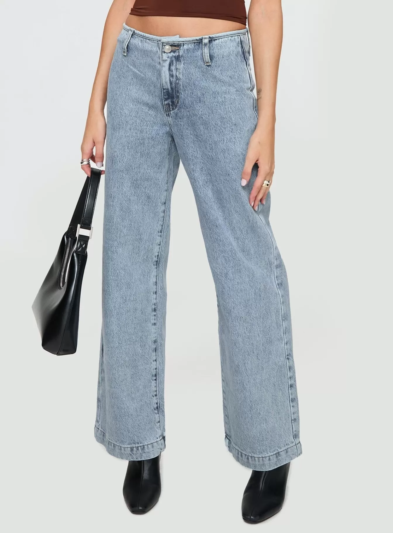 Princess Polly Jeans | Thaddeus Jeans Mid Wash Blue