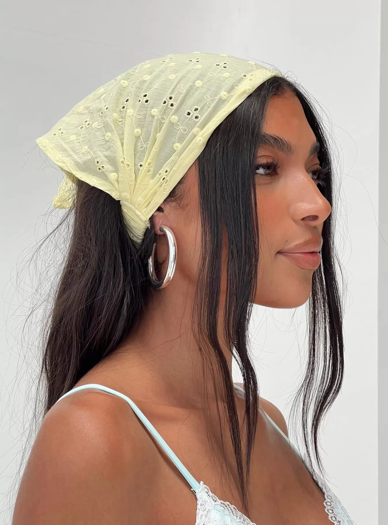 Princess Polly Hair Accessories | The Amalfi Anglais Headband Lemon