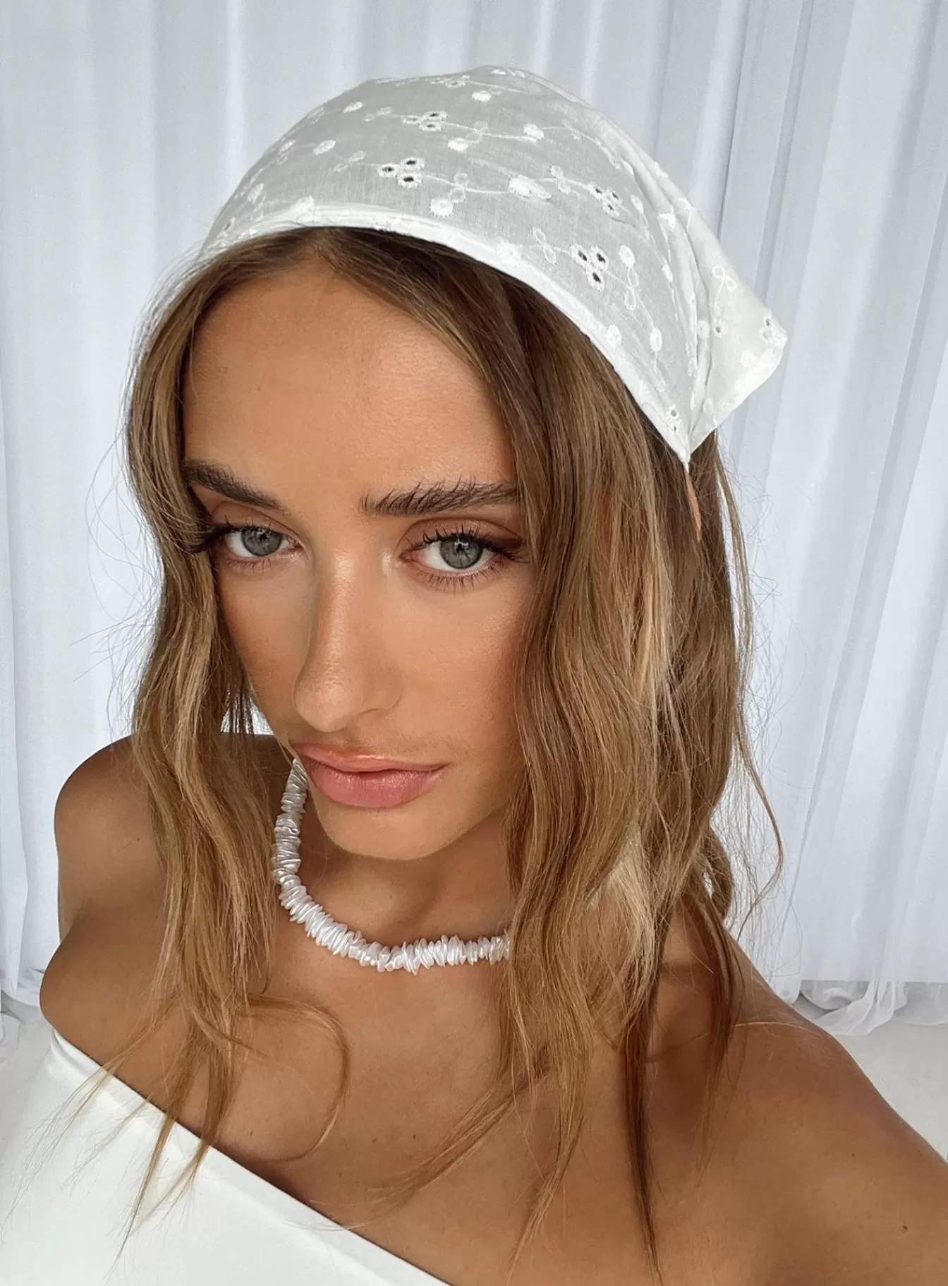 Princess Polly Hair Accessories | The Amalfi Anglais Headband White