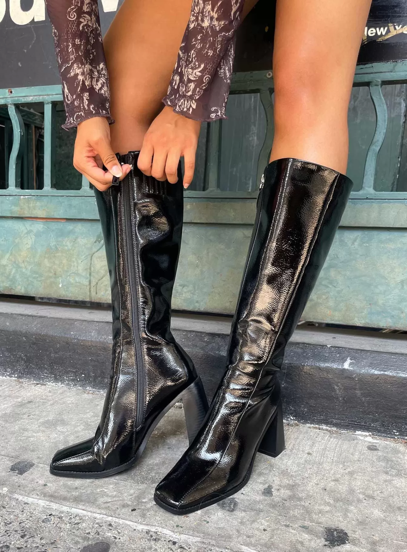 Princess Polly Boots | The Jessa Boots Black