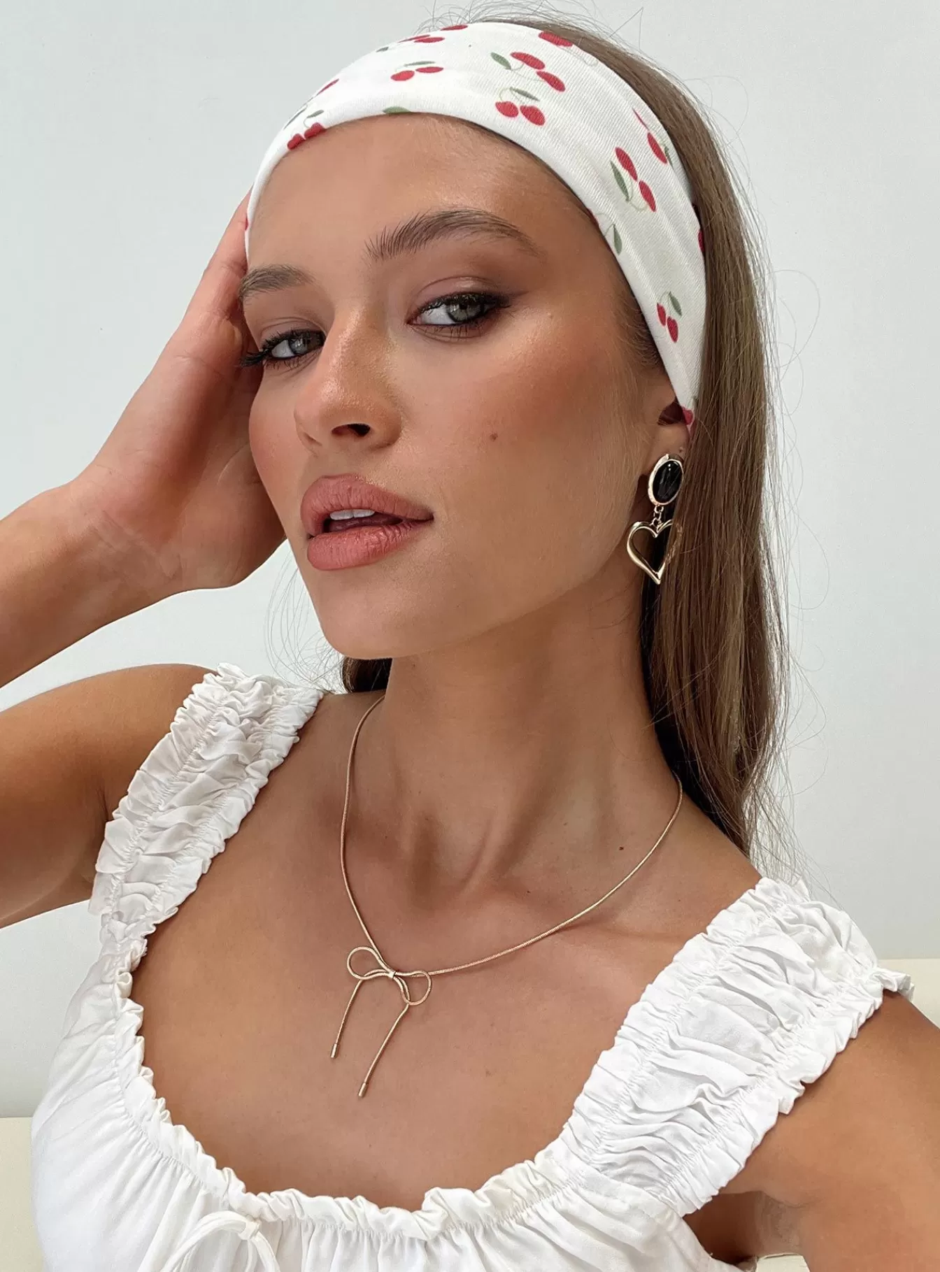 Princess Polly Hair Accessories | The Juney Headband Cherry White Multi
