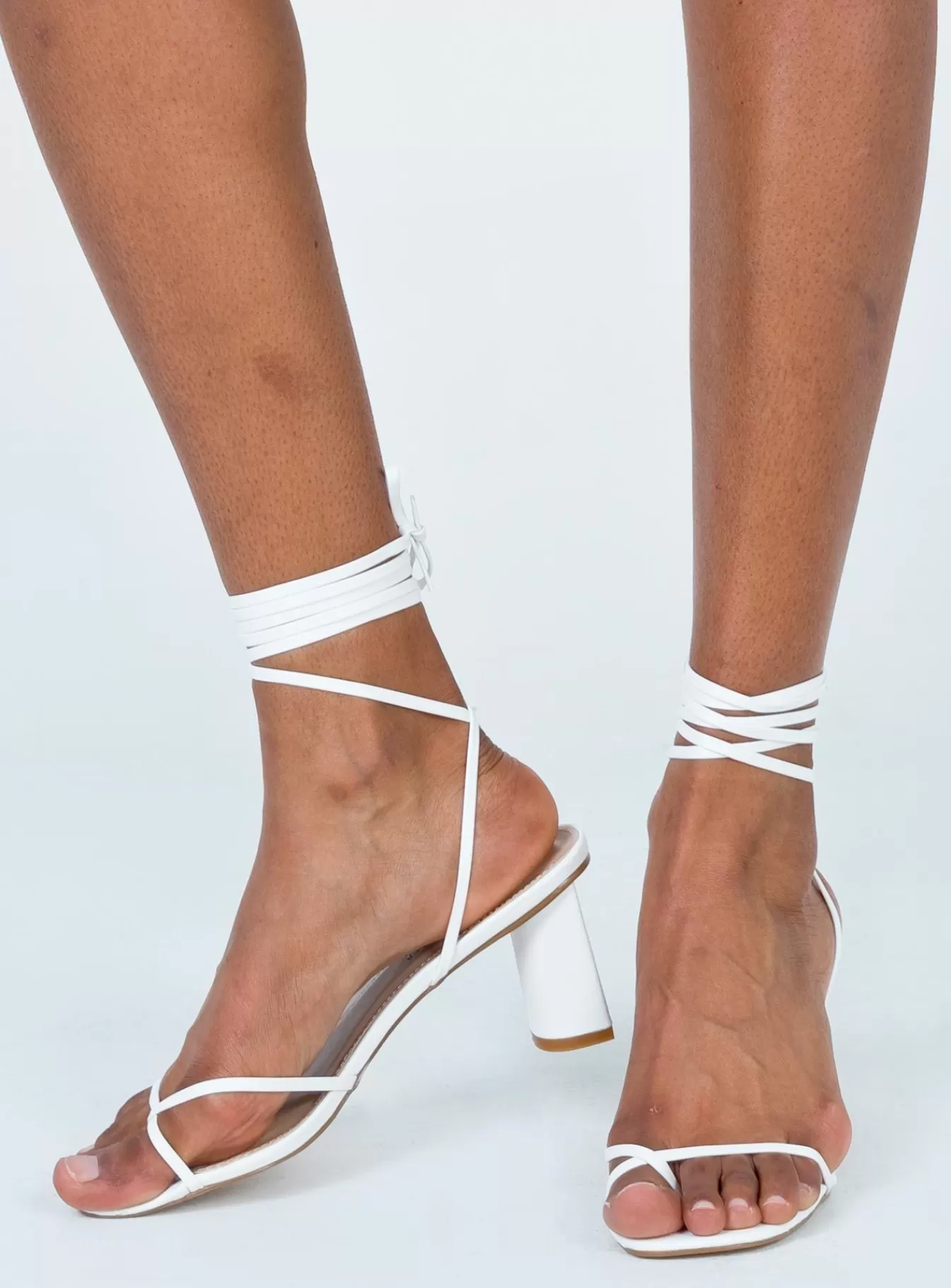 Princess Polly Heels | The Lena Heels White