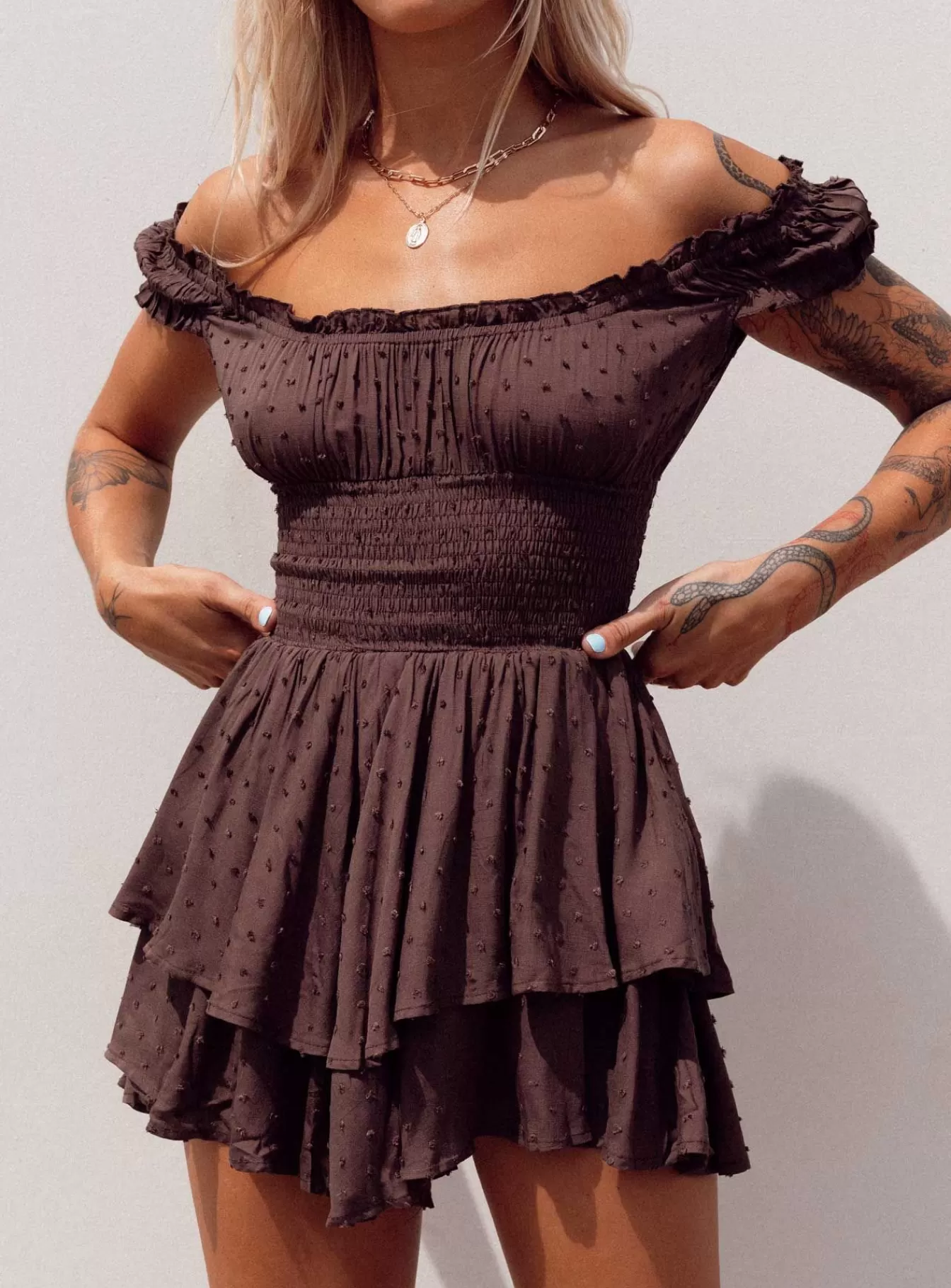 Princess Polly Rompers | The Love Galore Romper Brown