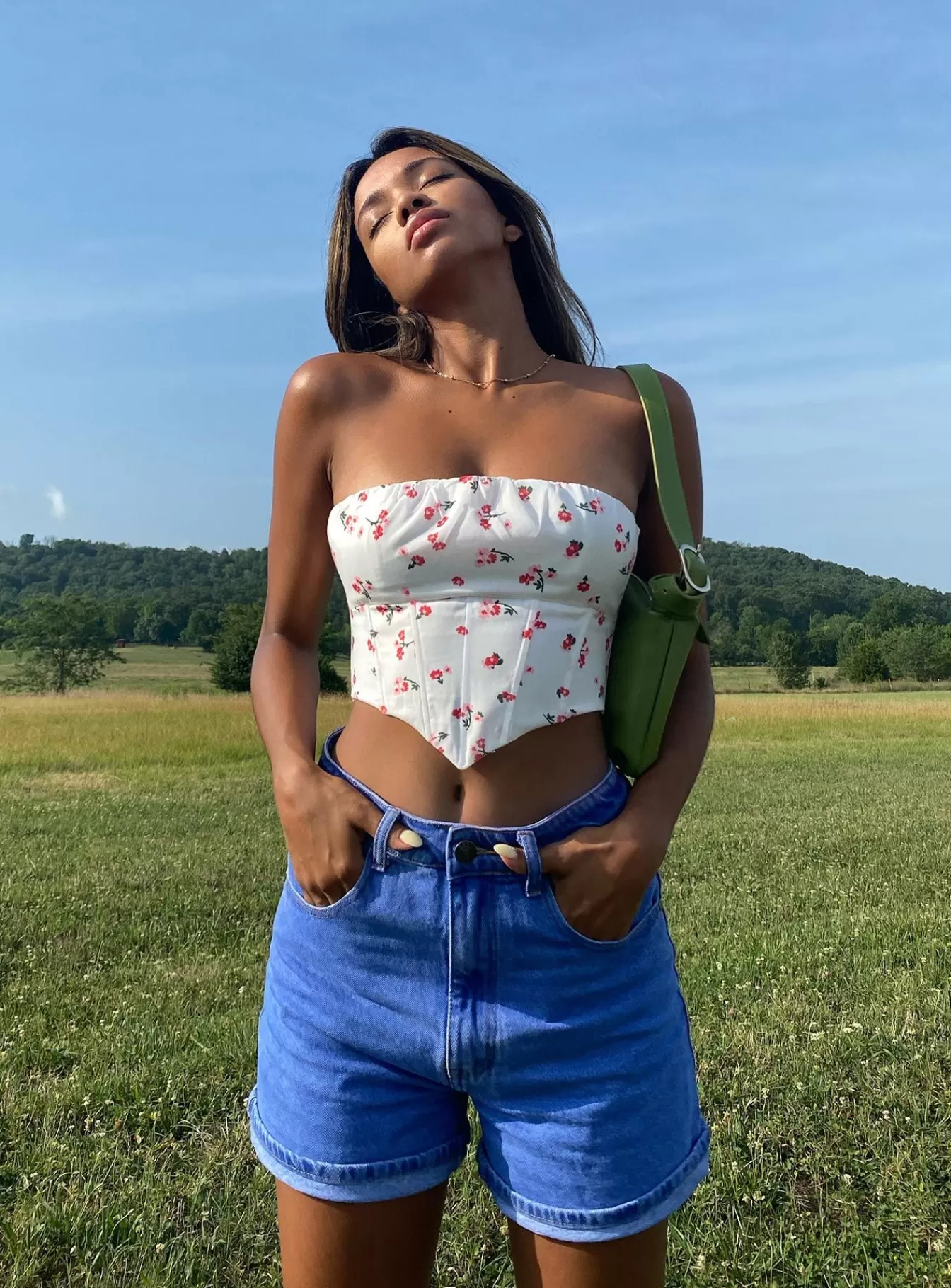 Princess Polly Shorts | The Swalla Shorts Blue Denim