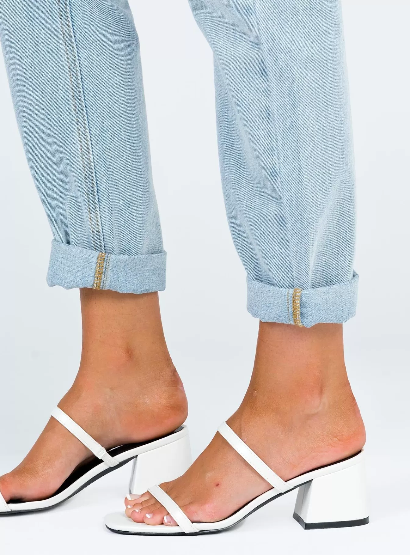 Princess Polly Heels | Therapy Goldie Heels White