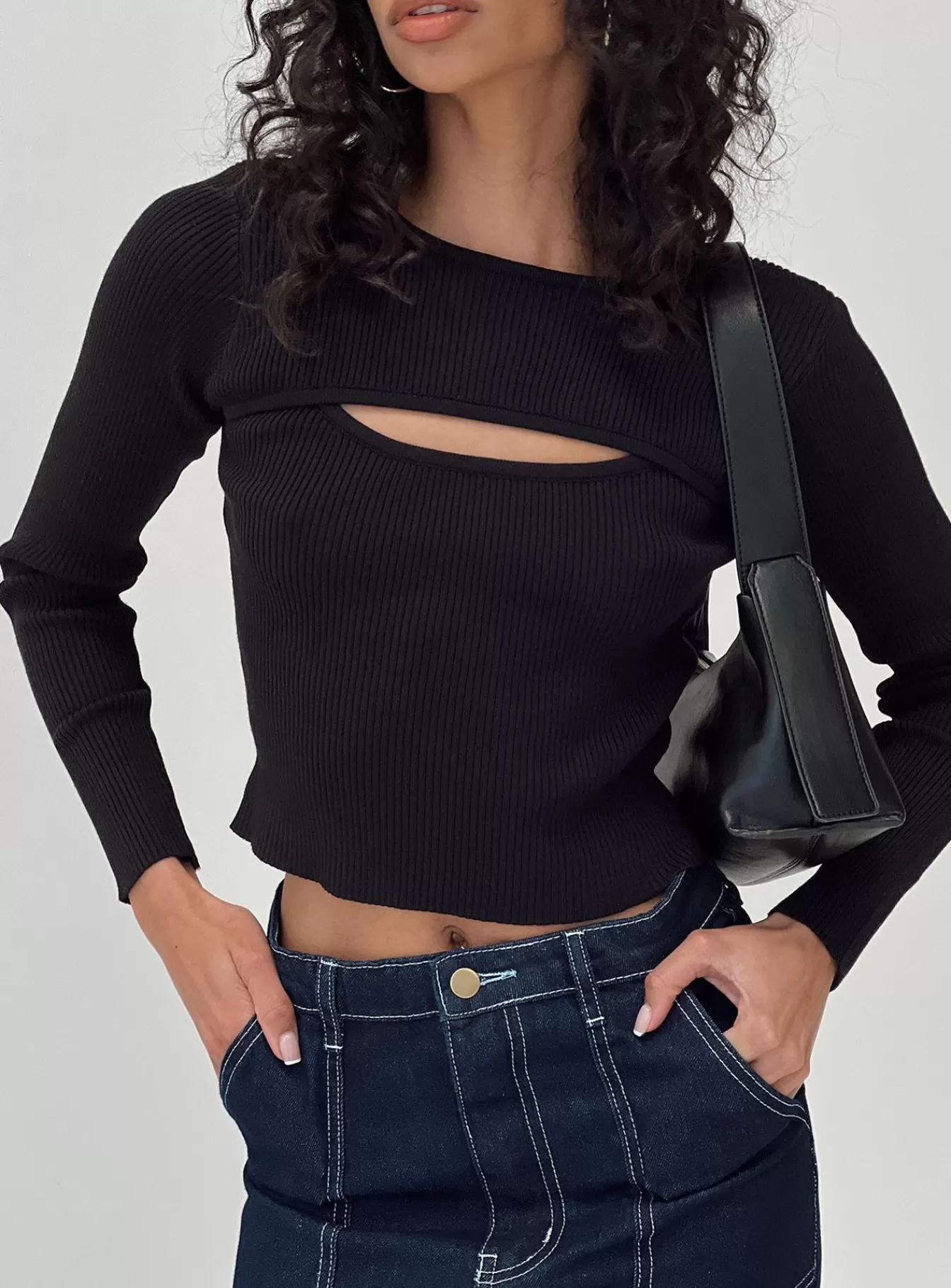 Princess Polly Knitted Sweaters | Theresa Sweater Black